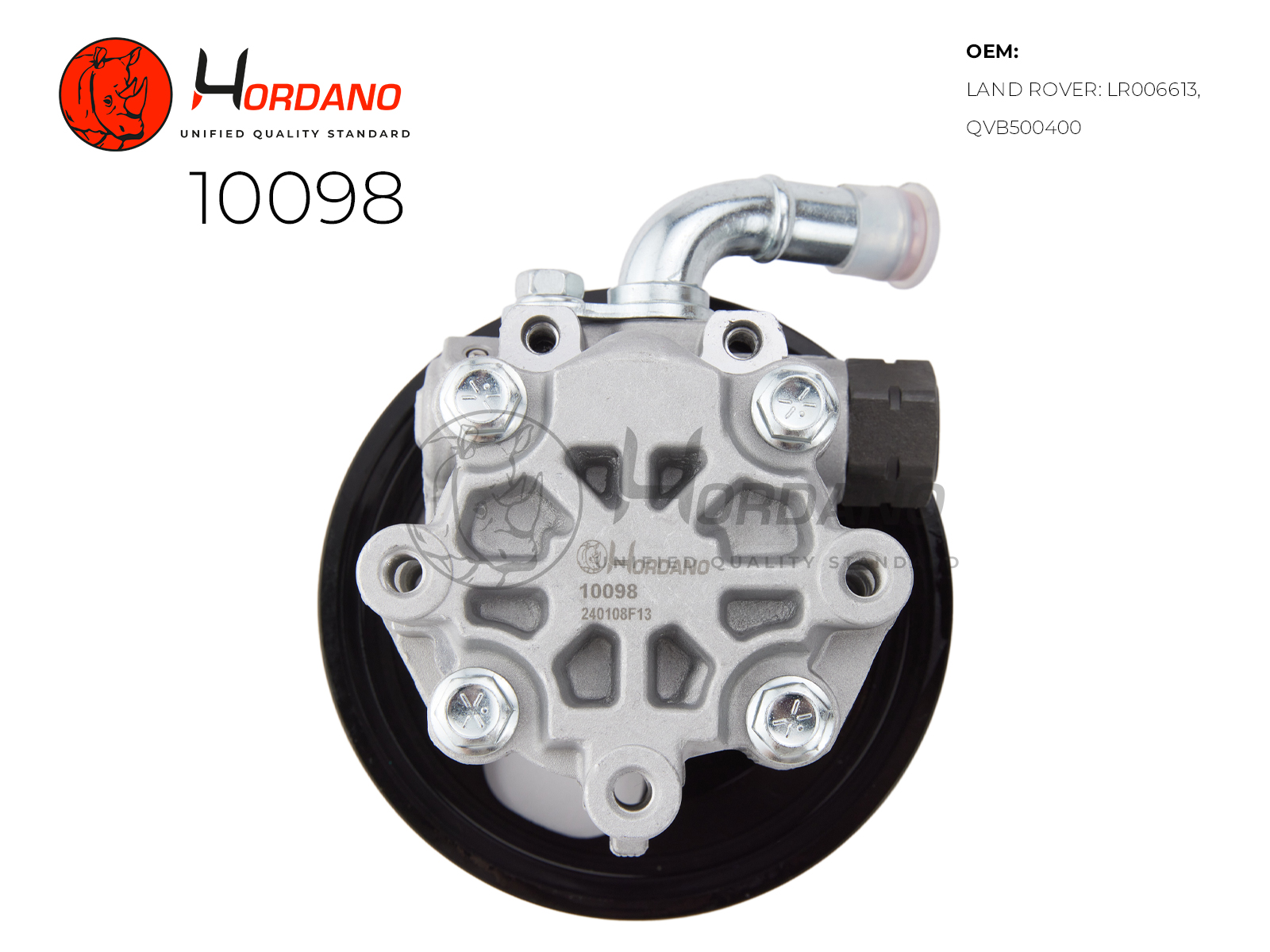 Насос ГУР land rover discovery III (04-09) 276dt - HORDANO 10098