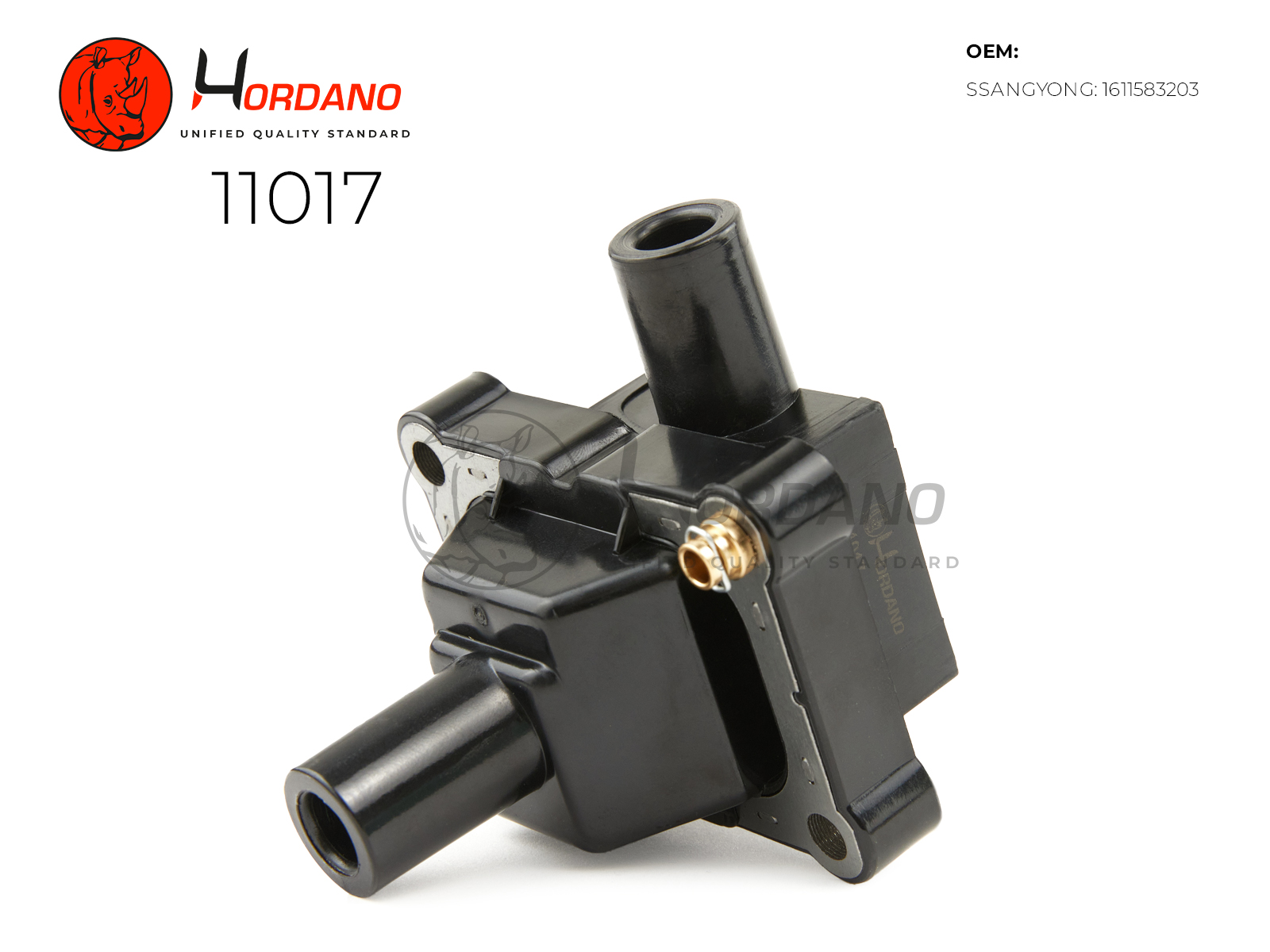 Катушка зажигания ssangyong kyron 05,05- 2,3 - HORDANO 11017