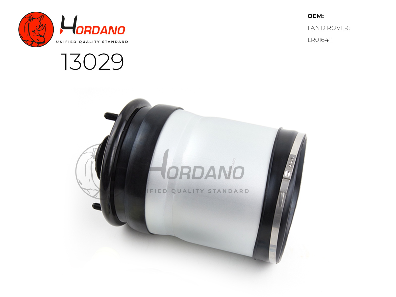 Задний пневмобаллон land rover Discovery 4 l319 (2009-2016) - HORDANO 13029