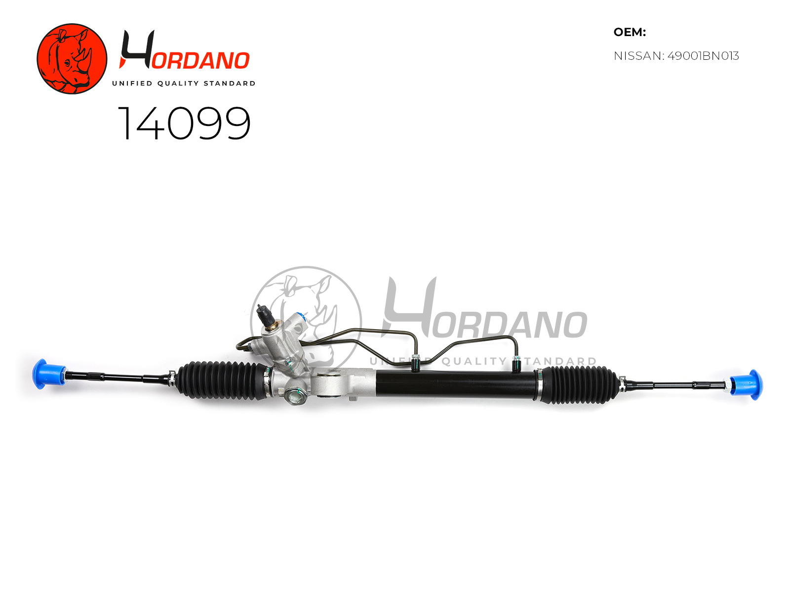 Рейка рулевая nissan almera II (n16) - HORDANO 14099