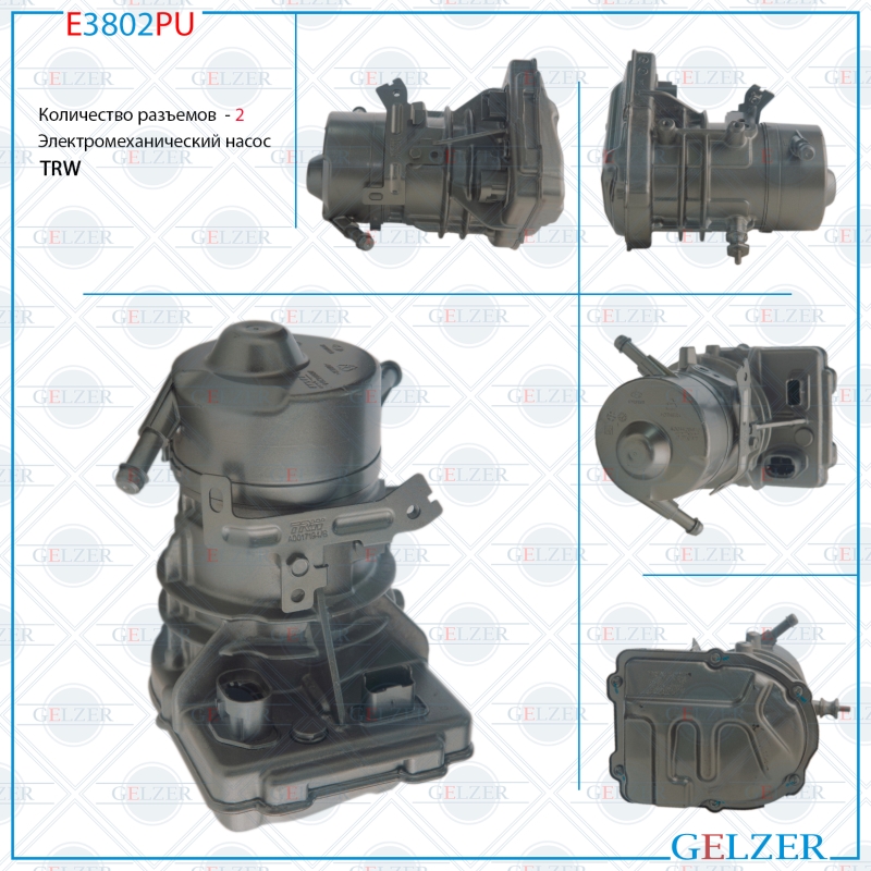 Насос ЭУР Hyundai Equus 2008-, Hyundai Genesis 2008- (Ориг.восст) - GELZER E3802PU
