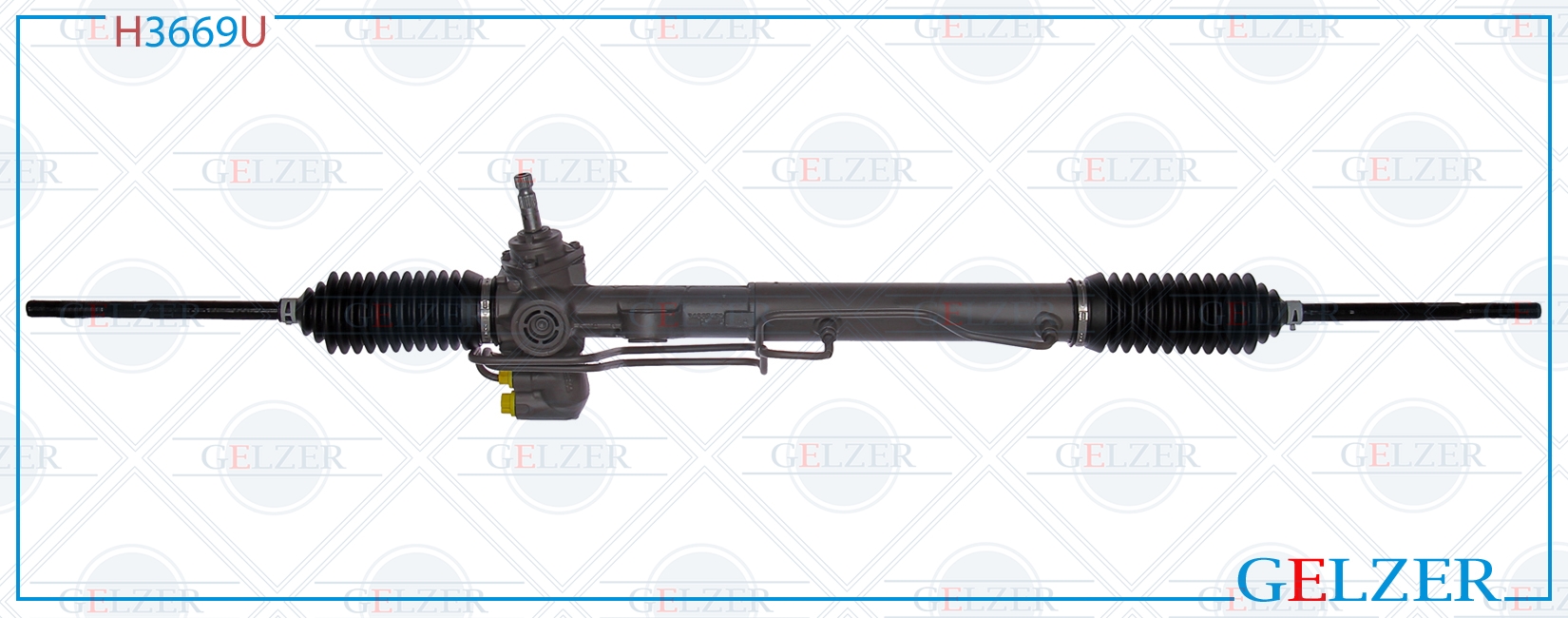 Рейка рулевая Honda Concerto 1989-1996, Rover 400 1990-1998, Rover 200 / Cabriolet 1989-2000 - GELZER H3669U