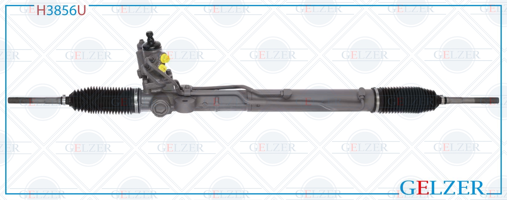 Рулевой механизм ГУР Hyundai iX55 2008-, Hyundai Veracruz 2006- (Ориг.восст) - GELZER H3856U