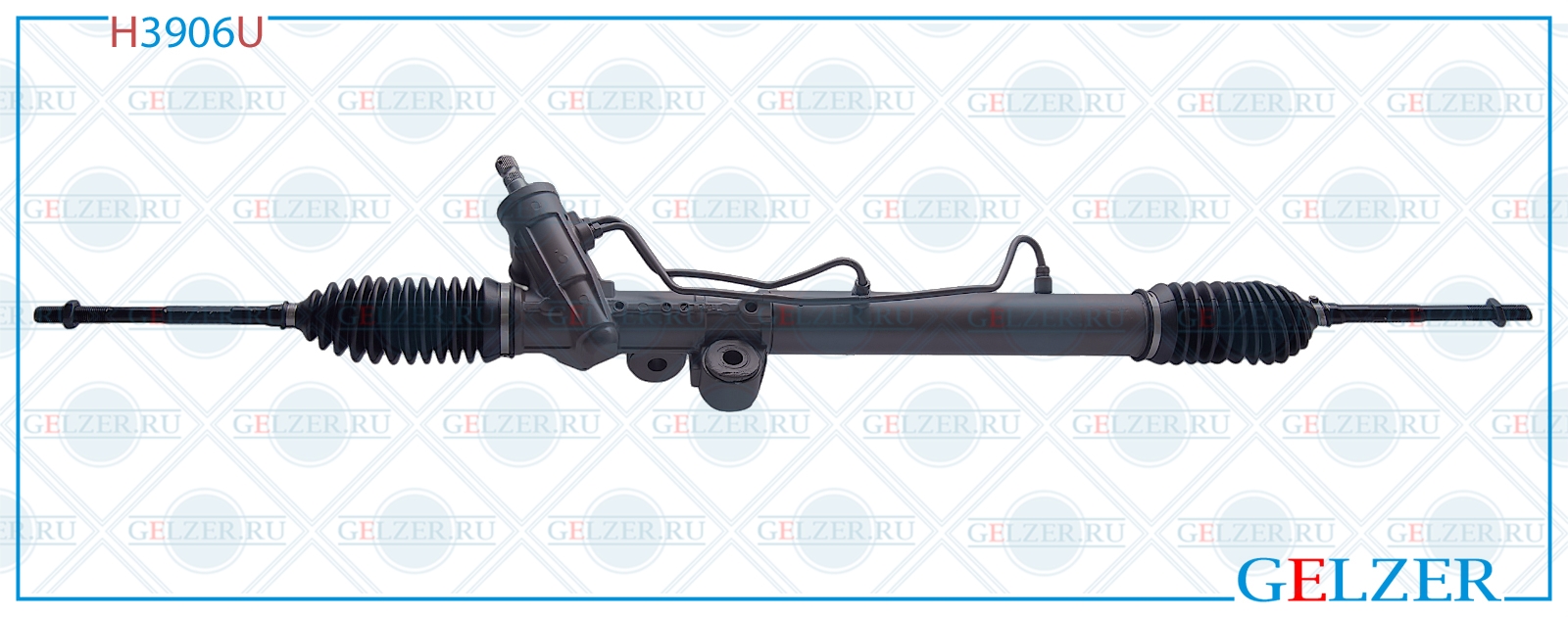 Рулевой механизм ГУР isuzu d-max 2002-2012 (Ориг.восст) - GELZER H3906U