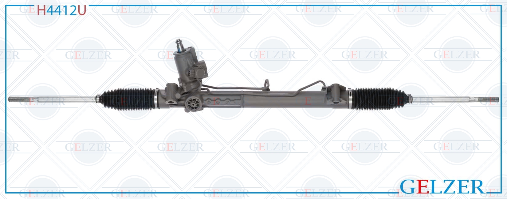 Рулевой механизм ГУР Jaguar X-Type 2001-2009, Jaguar X-Type Estate 2003-2009 (Ориг.восст) - GELZER H4412U