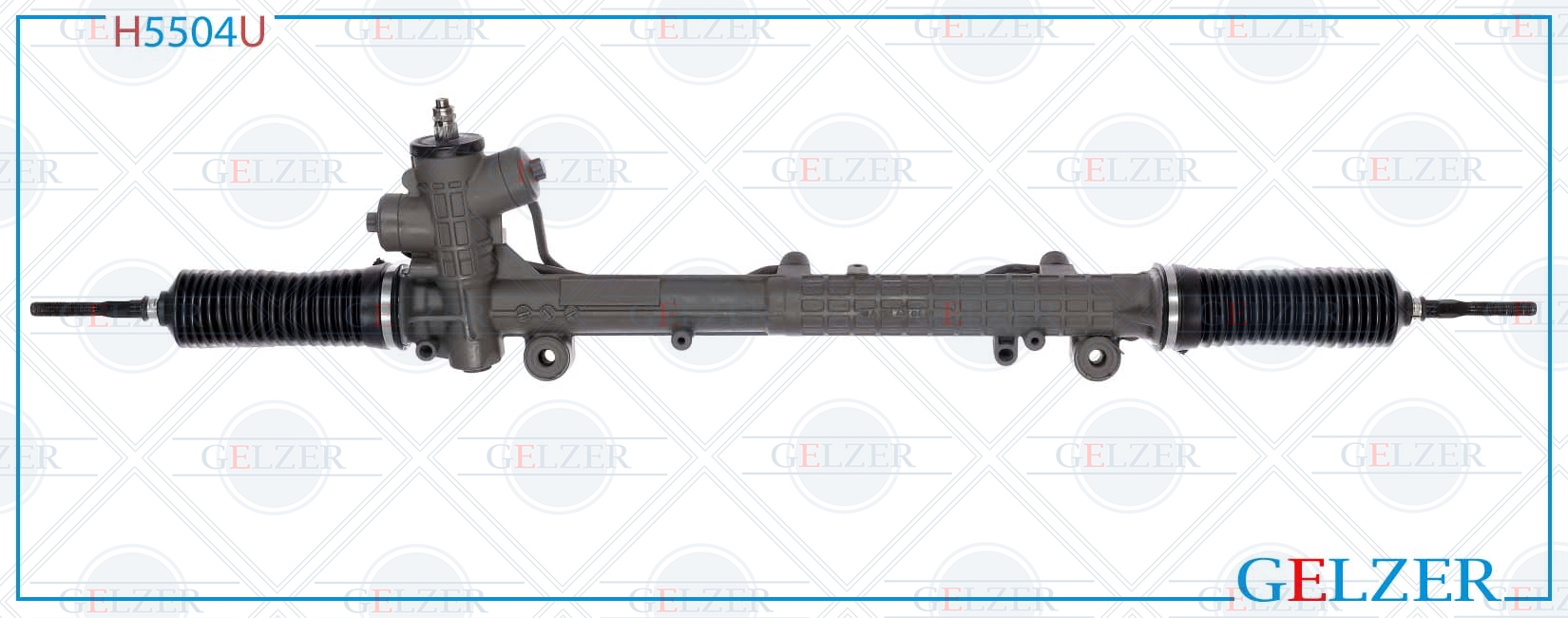 Рулевой механизм ГУР Mercedes a w168 1997-2004 (Ориг.восст) - GELZER H5504U