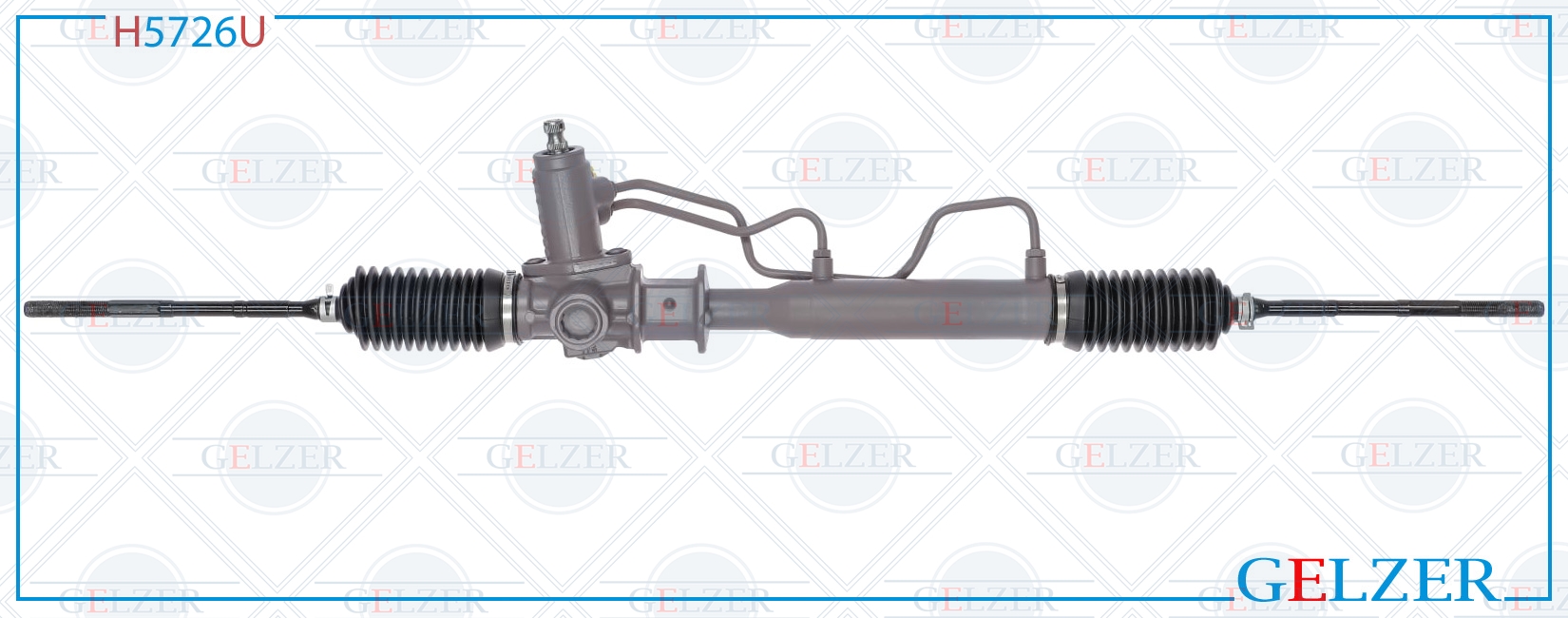 Рулевой механизм ГУР Mitsubishi Space Runner / Space Wagon 1991-1998 (Ориг.восст) - GELZER H5726U
