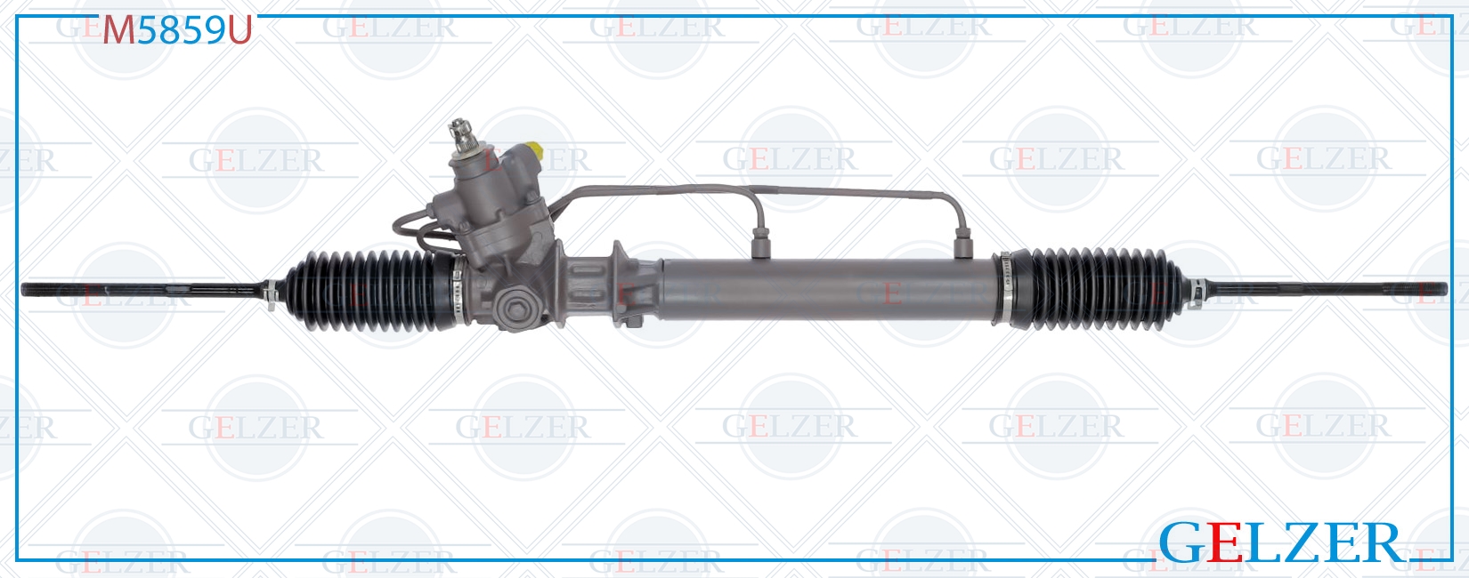 Рейка рулевая Nissan Primera P10 / W10 1990-1996 - GELZER H5859U