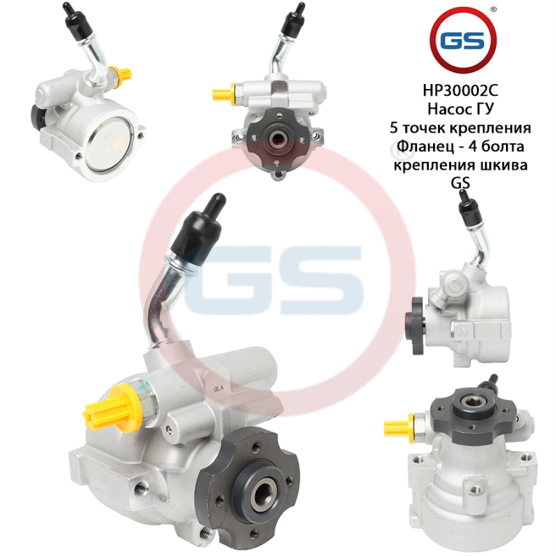 Новый насос ГУР Citroen Jumper 1994-2002, Peugeot Boxer 1994-2002 - GS HP30002C