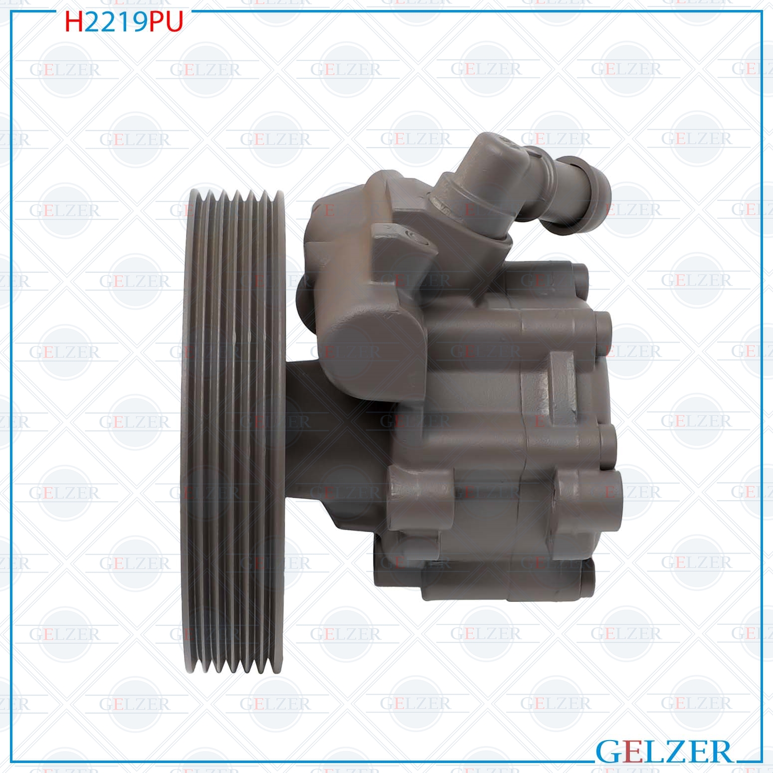 Насос ГУР Citroen Berlingo 2008-, Peugeot Partner 2008-, Peugeot Expert 2007-, Citroen Jumpy 2007-2016, Fiat Scudo (270_) 2007- - GELZER H2219PU
