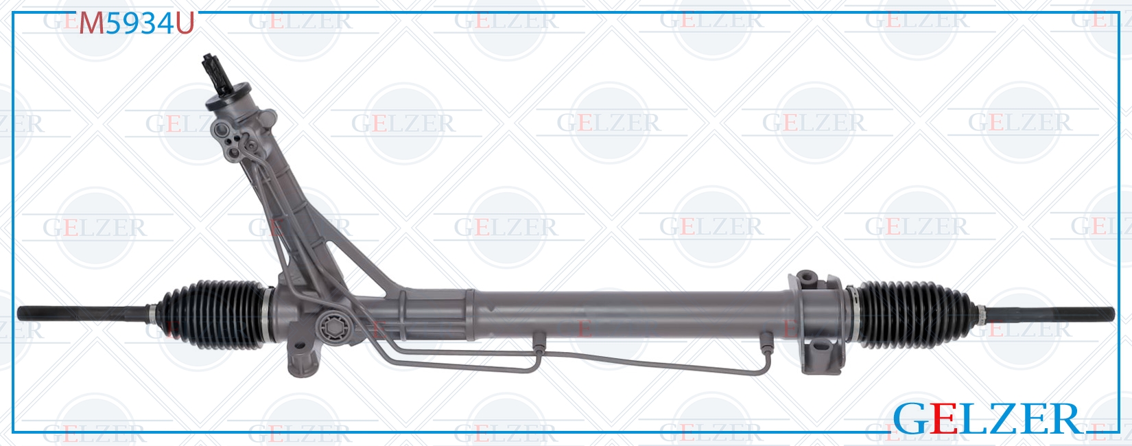 Рейка рулевая opel Movano b 2010-, Renault Master III 2010-, Nissan Primastar 2010-, Nissan NV 400 2 - GELZER H5934U