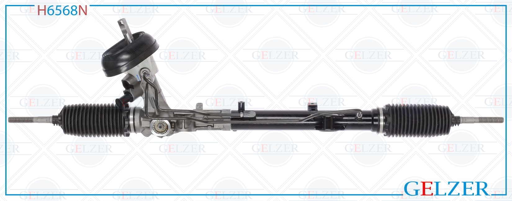 Рейка рулевая Dacia Duster 2010-, Renault Duster 2010-, Nissan Terrano 2014-, Renault Kaptur 2016- - GELZER H6568N