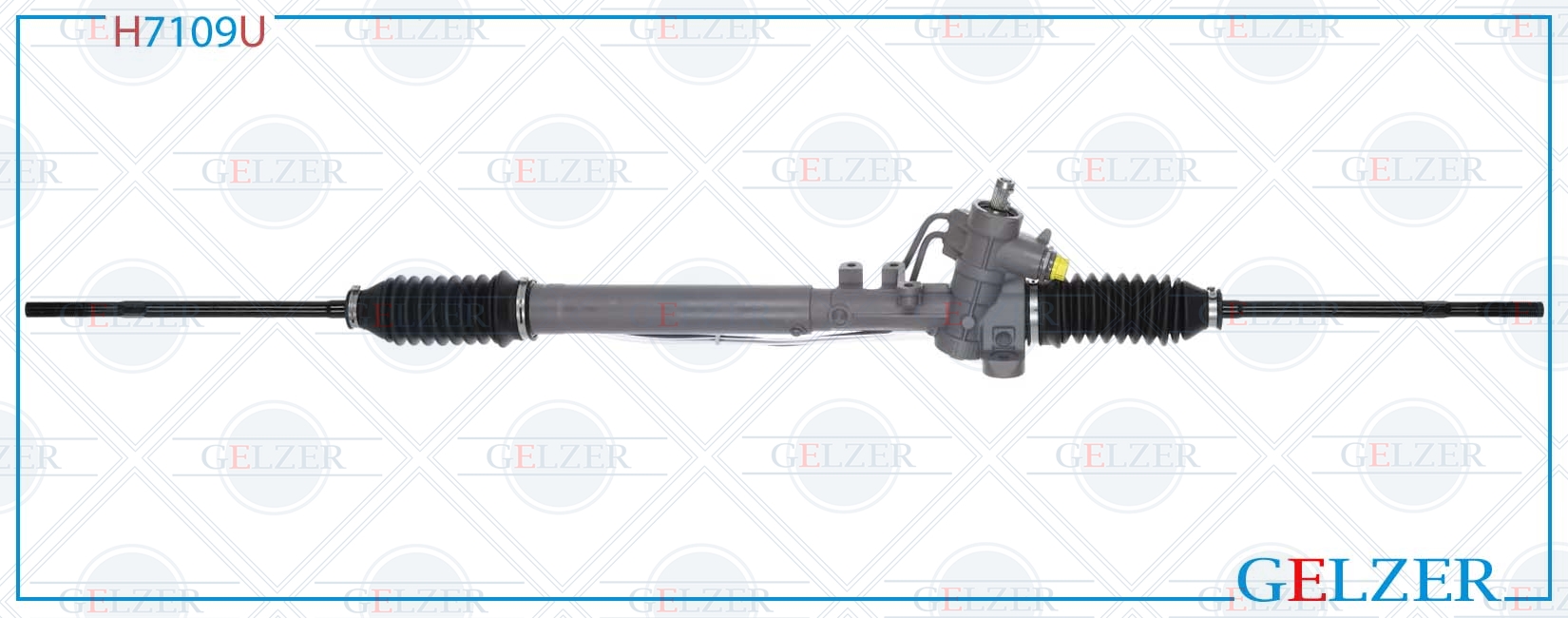 Рулевой механизм ГУР VW Passat B4, VW Scirocco (Ориг.восст) - GELZER H7109U