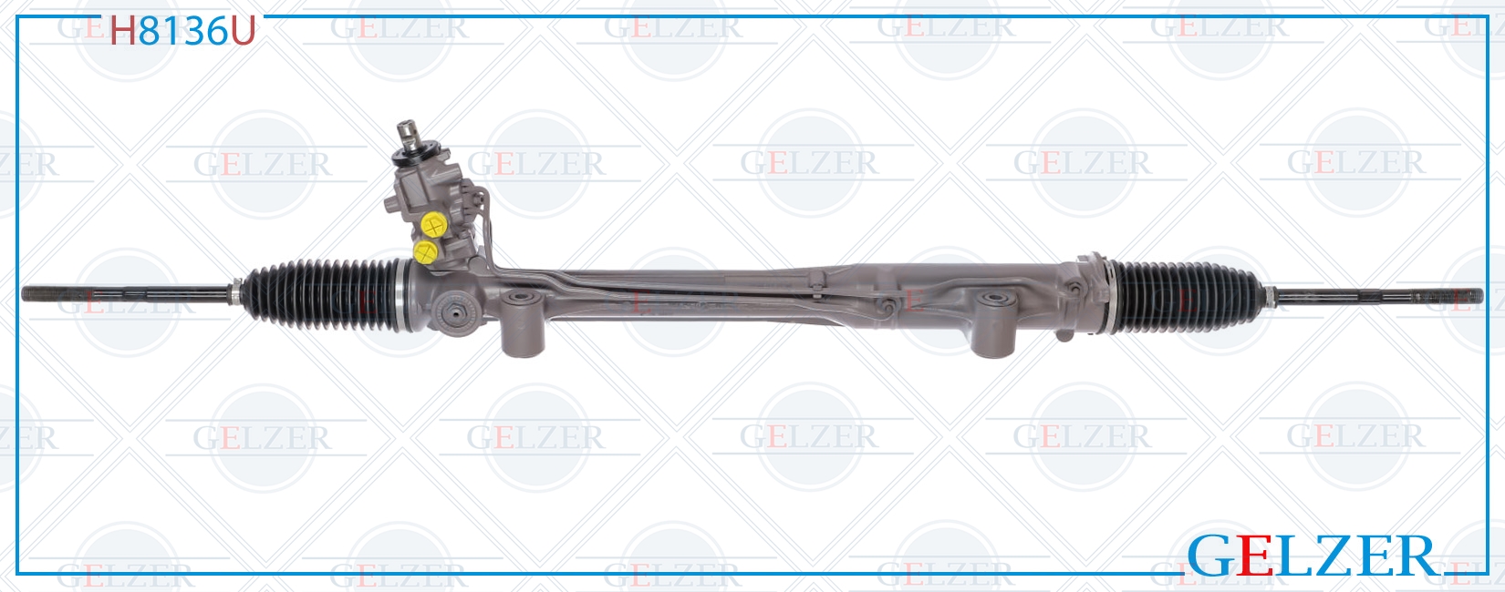 Рулевой механизм ГУР VW Amarok 2010- (Ориг.восст) - GELZER H8136U