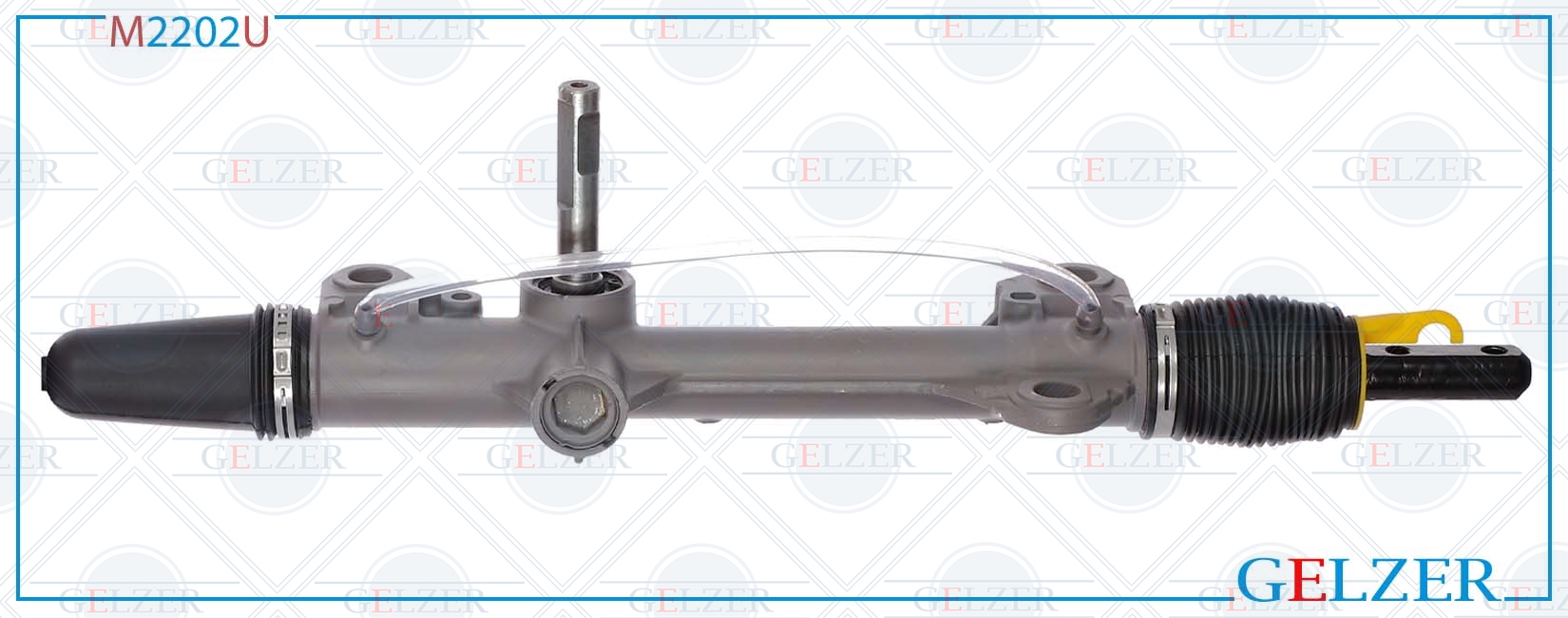 Рулевой механизм мех. Citroen Saxo 1996-2004, Peugeot 106 1991-1996, Peugeot 106 1996-2005 (Ориг.восст) - GELZER M2202U