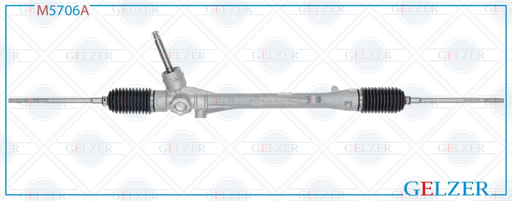 Рулевой механизм мех. Mitsubishi Outlander 2012- (Аналог) - GELZER M5706A