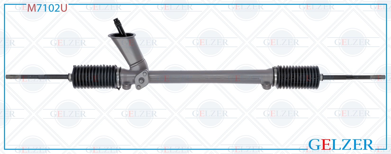 Рулевой механизм мех. VW Lupo, VW Polo (Ориг.восст) - GELZER M7102U