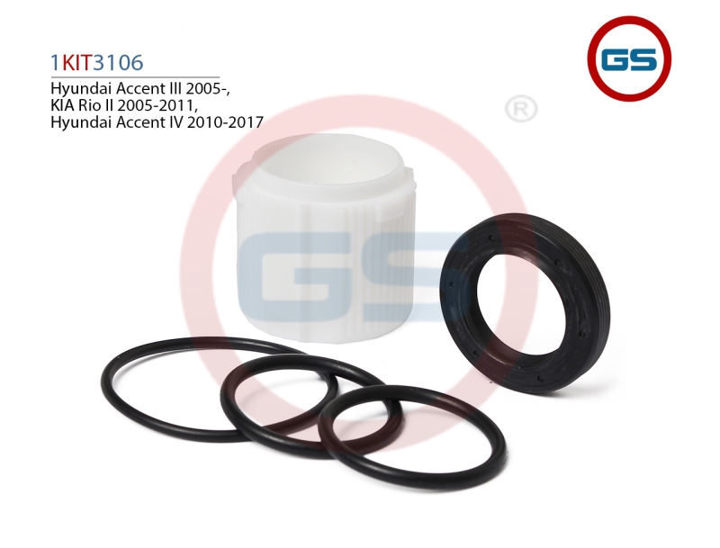 Ремкомплект рулевой рейки Hyundai i20 2007- ,Hyundai Accent III 2005-,Hyundai i10 2007-,kia Rio II 2005-2011,kia Picanto 2004-2006 - GS 1KIT3106