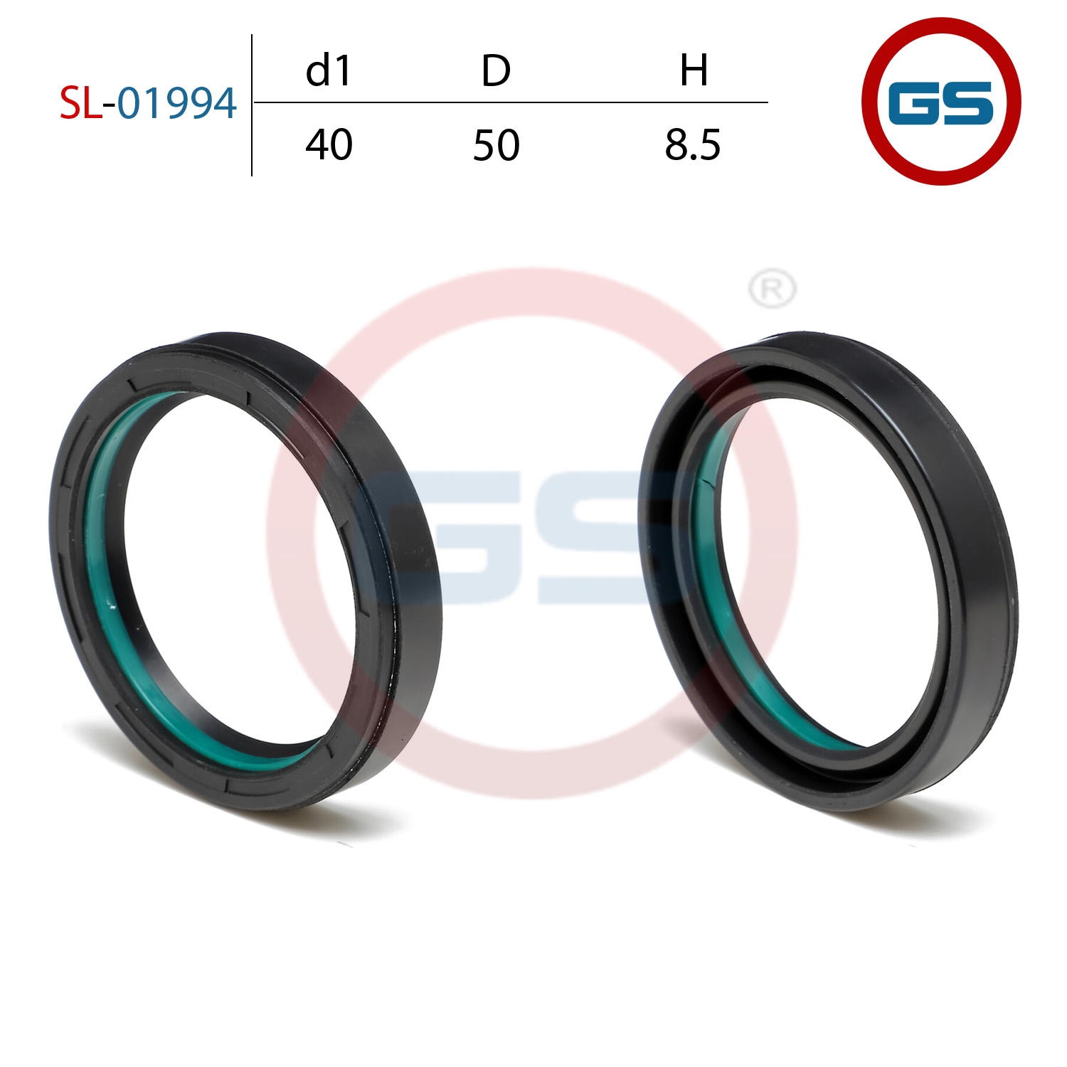 Сальник рулевой рейки 40*50*8.5 (2v1) - GS SL-01994