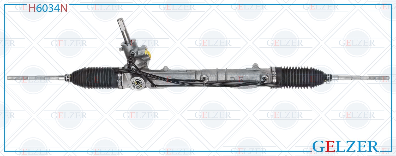 Рулевой механизм ГУР Peugeot 5008, Peugeot Partner (Нов.Оригинал) - GELZER H6034N