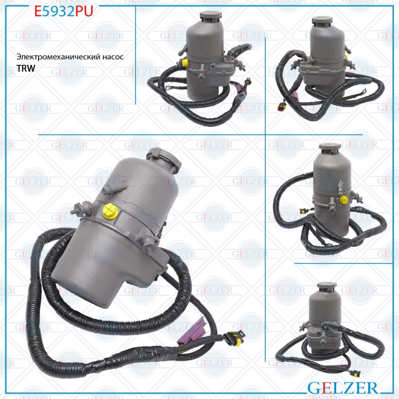 Насос ЭУР opel Astra g 1998-2004, opel Zafira a 1998-2005 (Ориг.восст) - GELZER E5932PU