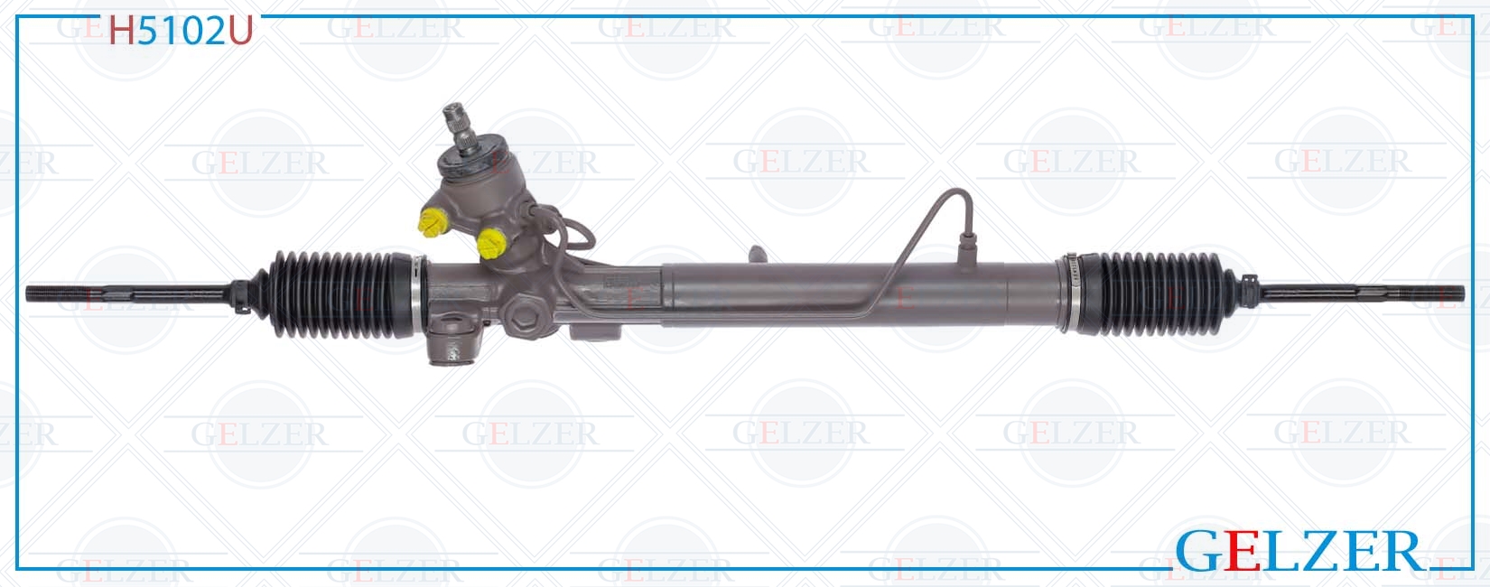 Рейка рулевая Lifan Solano 2008- - GELZER H5102U