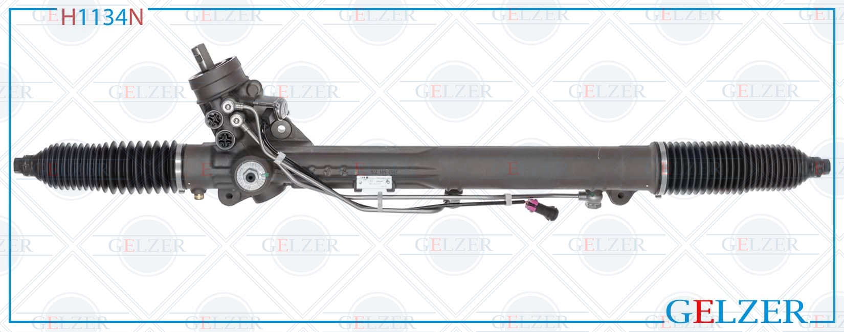 Рулевой механизм ГУР audi A6 / A6 Avant 1997-2004, audi Allroad 2000-2005 (Нов.Оригинал) - GELZER H1134N