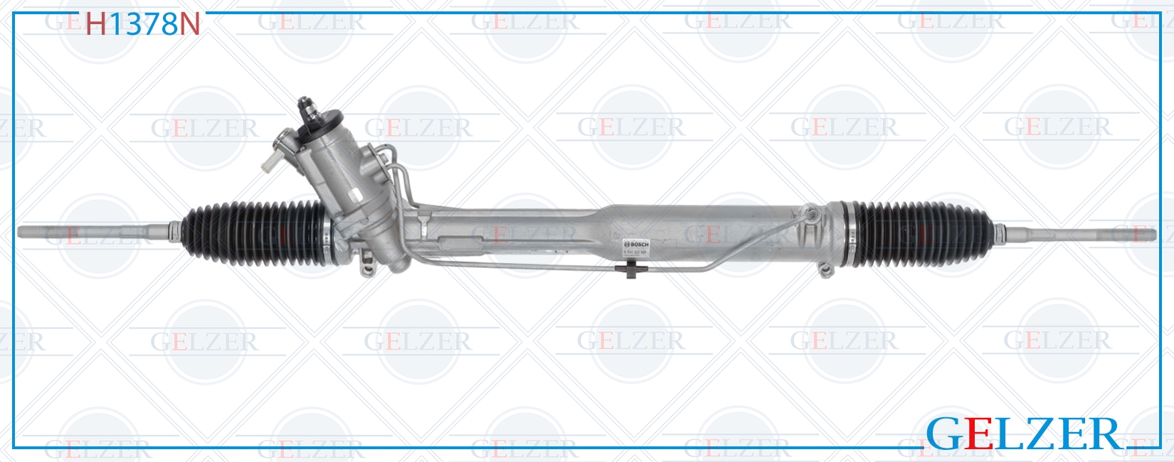 Рулевой механизм ГУР BMW 3 E90 2005-, BMW 3 E91 2005-, BMW 3 E92 2005-, BMW X1 E84 2009- (Нов.Оригинал) - GELZER H1378N
