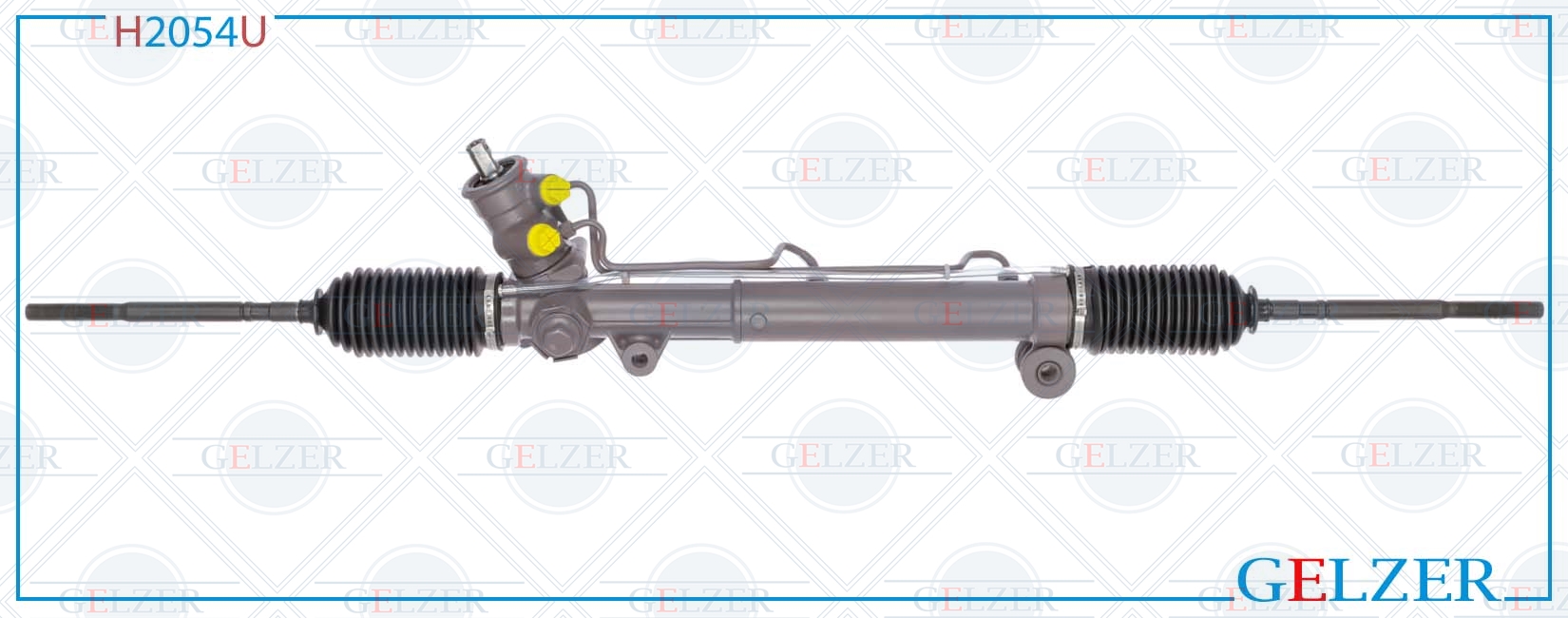 Рулевой механизм Chevrolet Malibu 1997-2005, Pontiac Grand Am 1999-2005, Chevrolet Alero 1999-2004, Oldsmobile Cutlass 1997-1999, Oldsmobile Alero 1999-2004, Oldsmobile Achieva 1997-1998 - GELZER H2054U