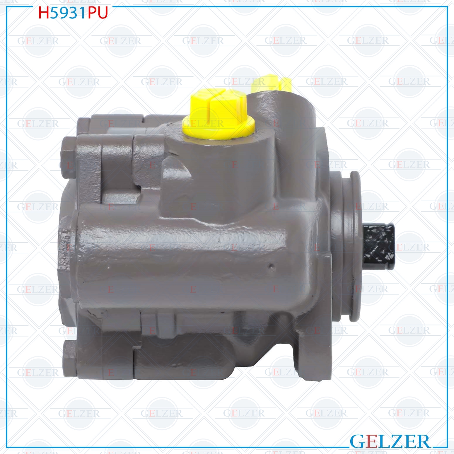 Насос гидроусилителя руля opel Movano a 1998-2010, Renault Master II 1998-2010 (Ориг.восст) - GELZER H5931PU