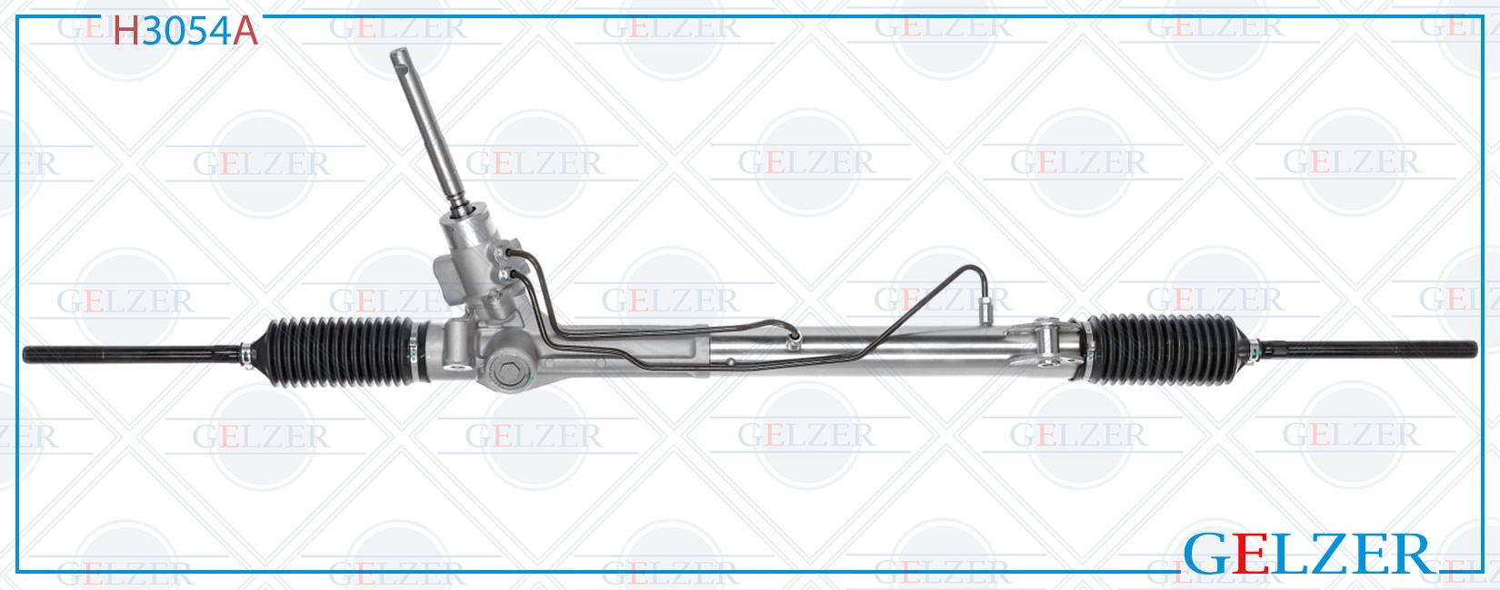 Рейка рулевая Ford   2006-, Ford S-Max 2006- - GELZER H3054A