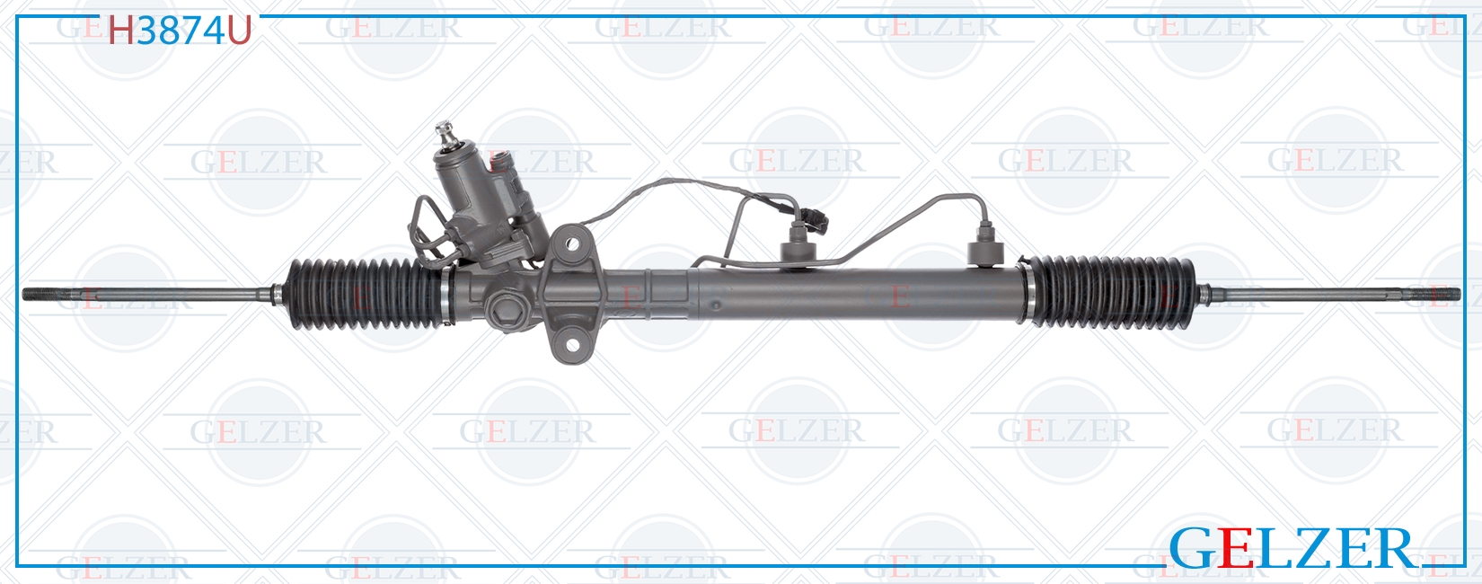 Рулевой механизм ГУР Hyundai Equus / Centennial 2000-2006 (Ориг.восст) - GELZER H3874U