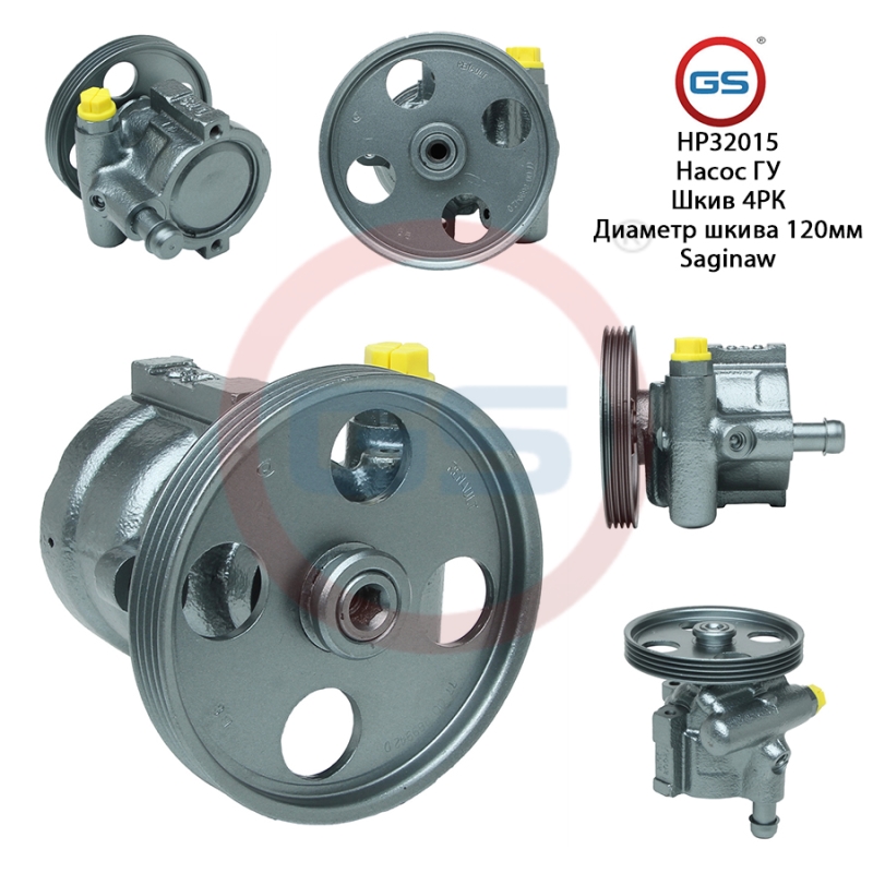 Насос ГУР Renault Clio II / Symbol 1998-2008, Renault Kangoo 1997-2008 rebuild - GS HP32015