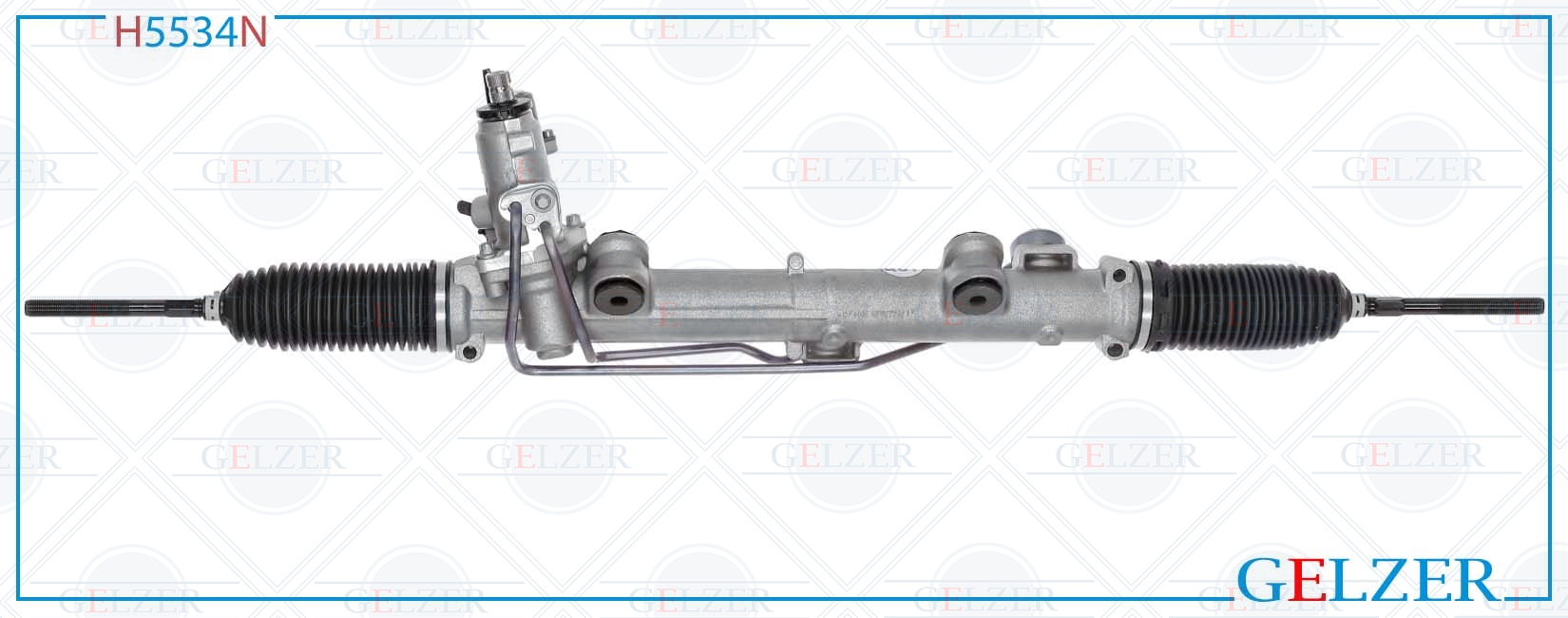 Рулевой механизм Mercedes c w203 / s203 / cl203 2000-, Mercedes CLK c209, a209 2002-, Mercedes CLC cl203 2008- - GELZER H5534N
