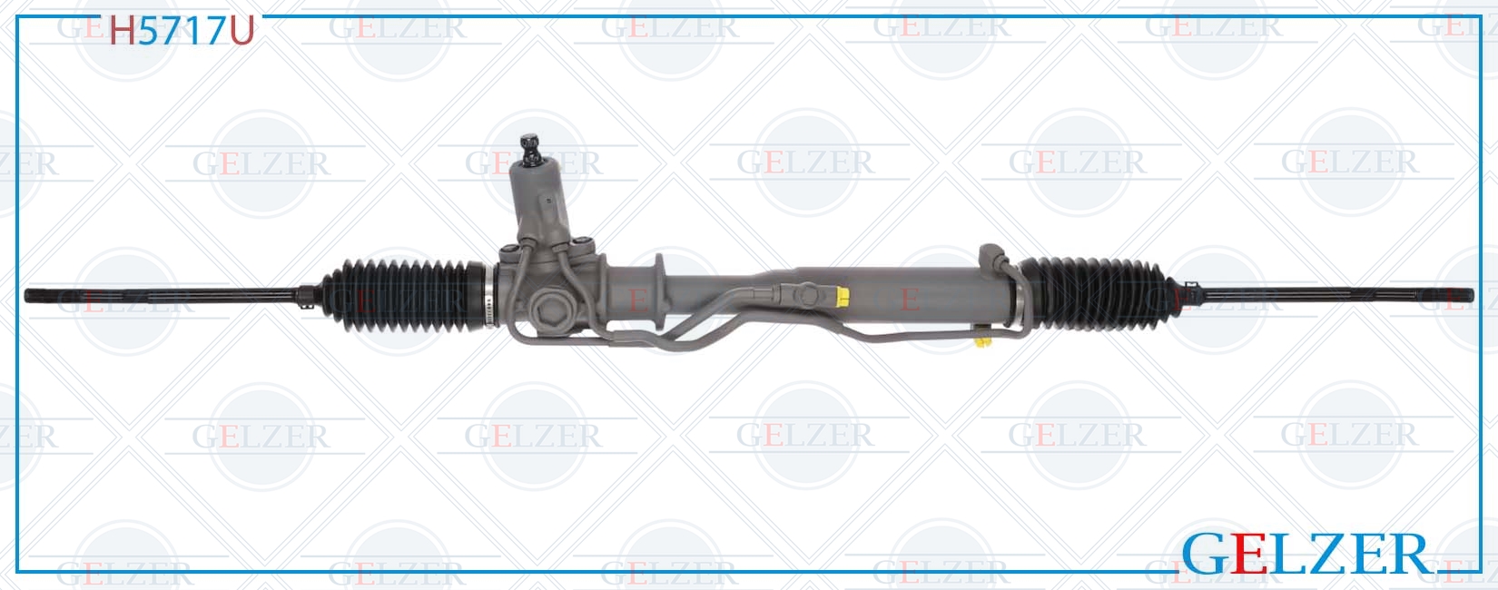 Рейка рулевая Mitsubishi 3000 GT 1992-1999 - GELZER H5717U