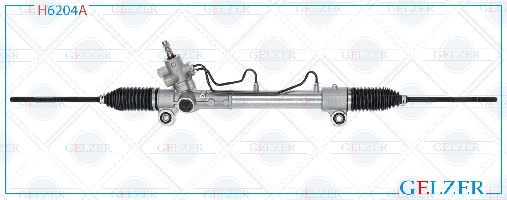 Рулевой механизм ГУР Pontiac Vibe 2003-2008, Toyota Matrix 2003-2008 (Аналог) - GELZER H6204A