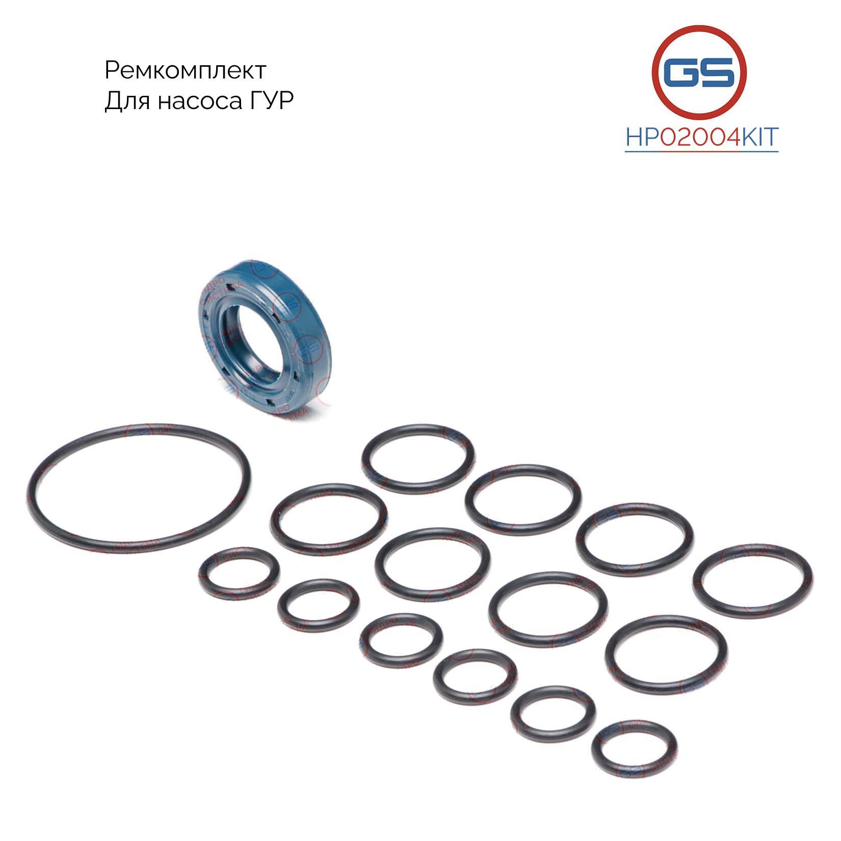 Ремкомплект насоса ГУР audi 100 1982-1990, audi 200 1983-1991 - GS HP02004KIT