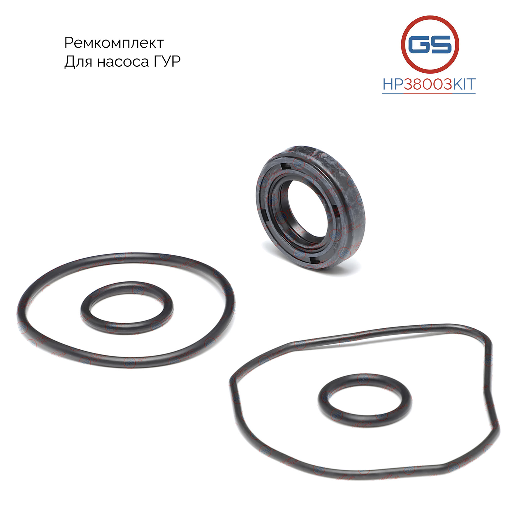 Ремкомплект насоса ГУР Suzuki Grand Vitara xl-7 II 2006-2009, GMC Acadia 2006-2013 - GS HP38003KIT