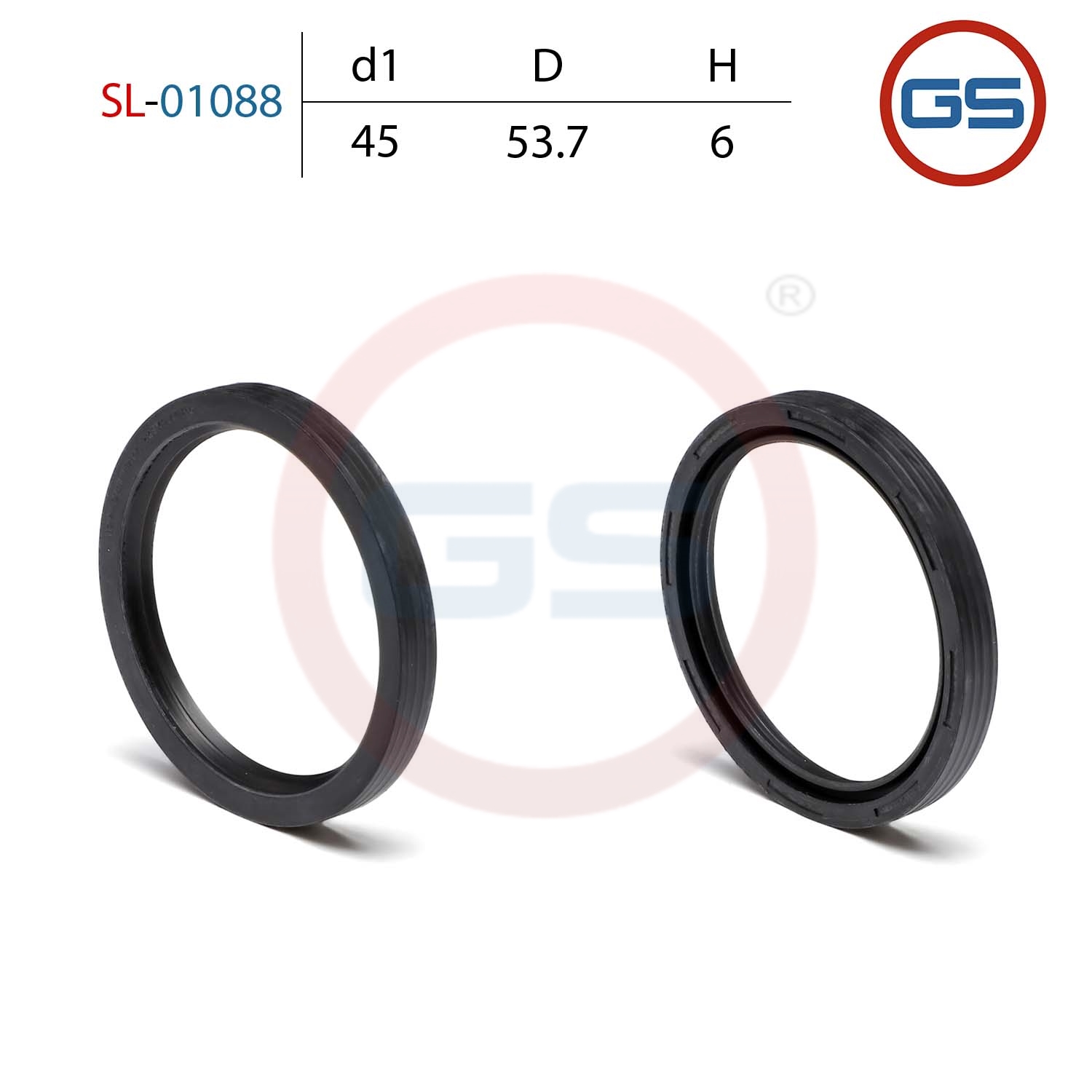 Сальник рулевой рейки 45*53.7*6 (2) - GS SL-01088