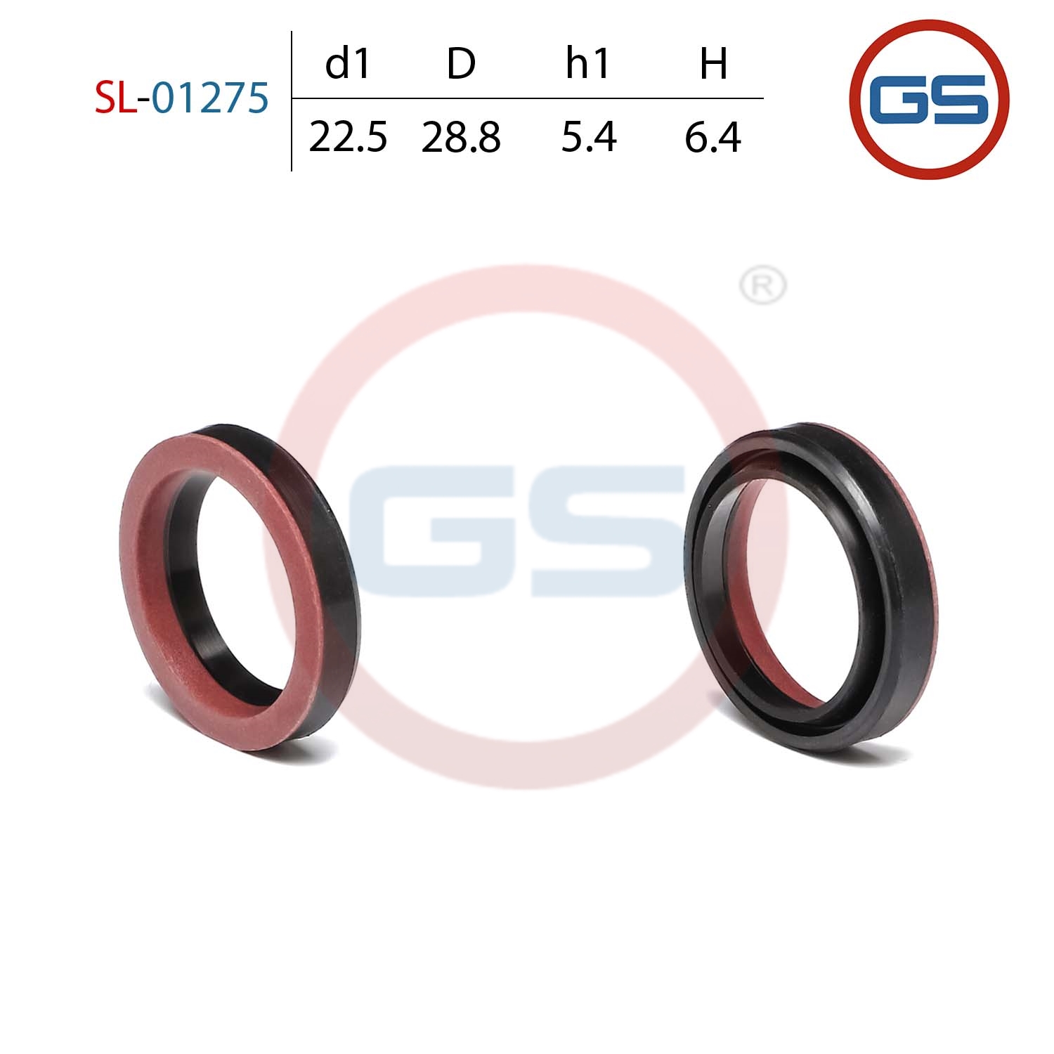 Сальник рулевой рейки 22.5*28.8*5.4/6.4 (0g) - GS SL-01275