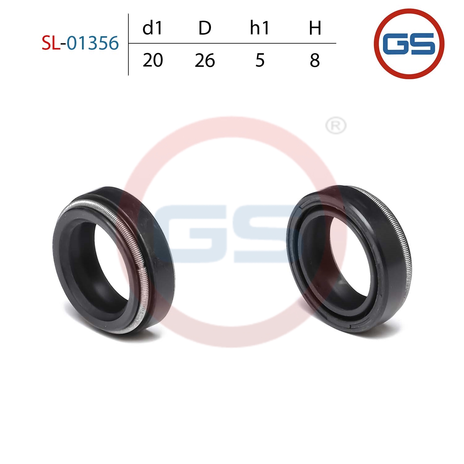 Сальник рулевой рейки 20*26*5/8 (4pm) - GS SL-01356