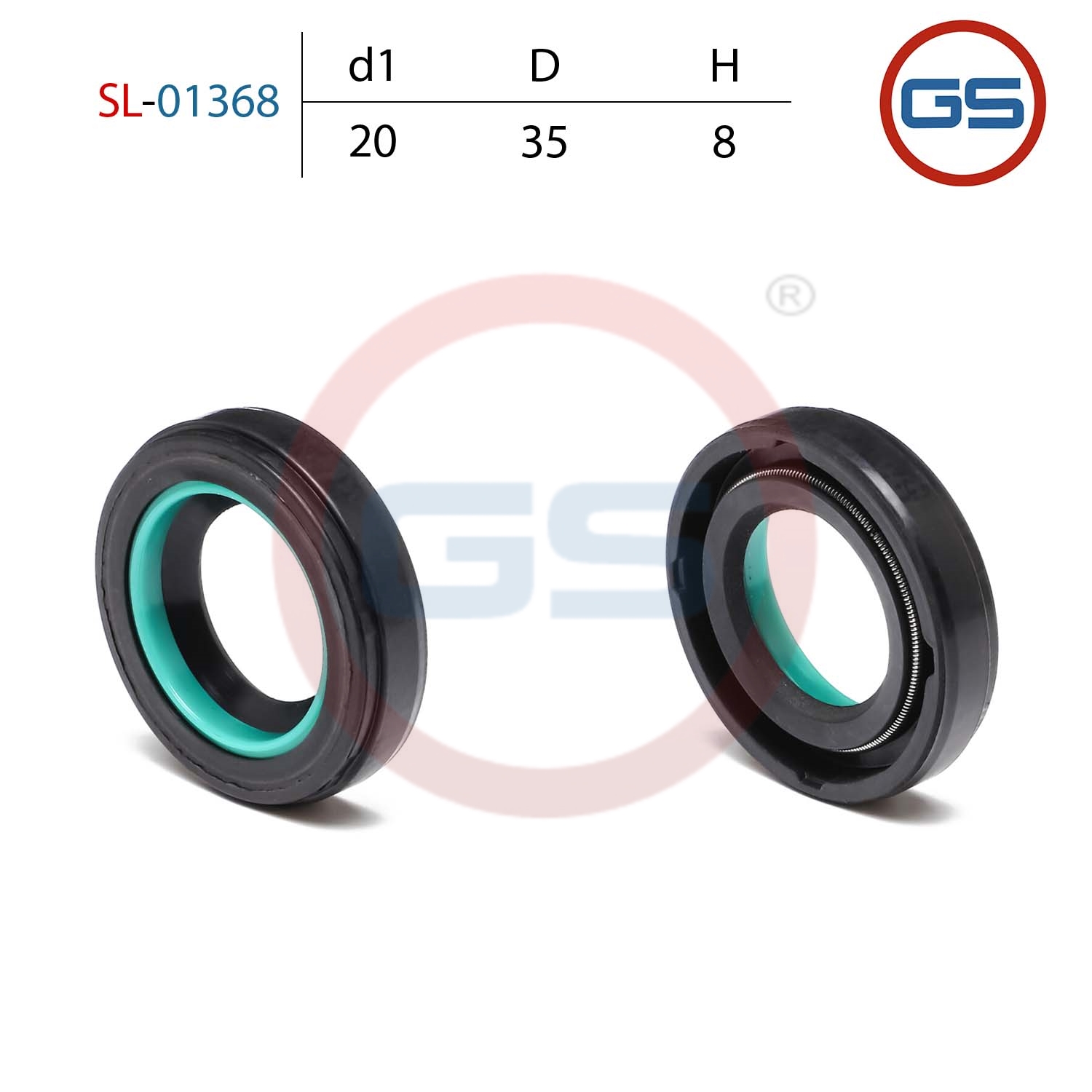 Сальник рулевой рейки 20*35*8 (7v2) - GS SL-01368