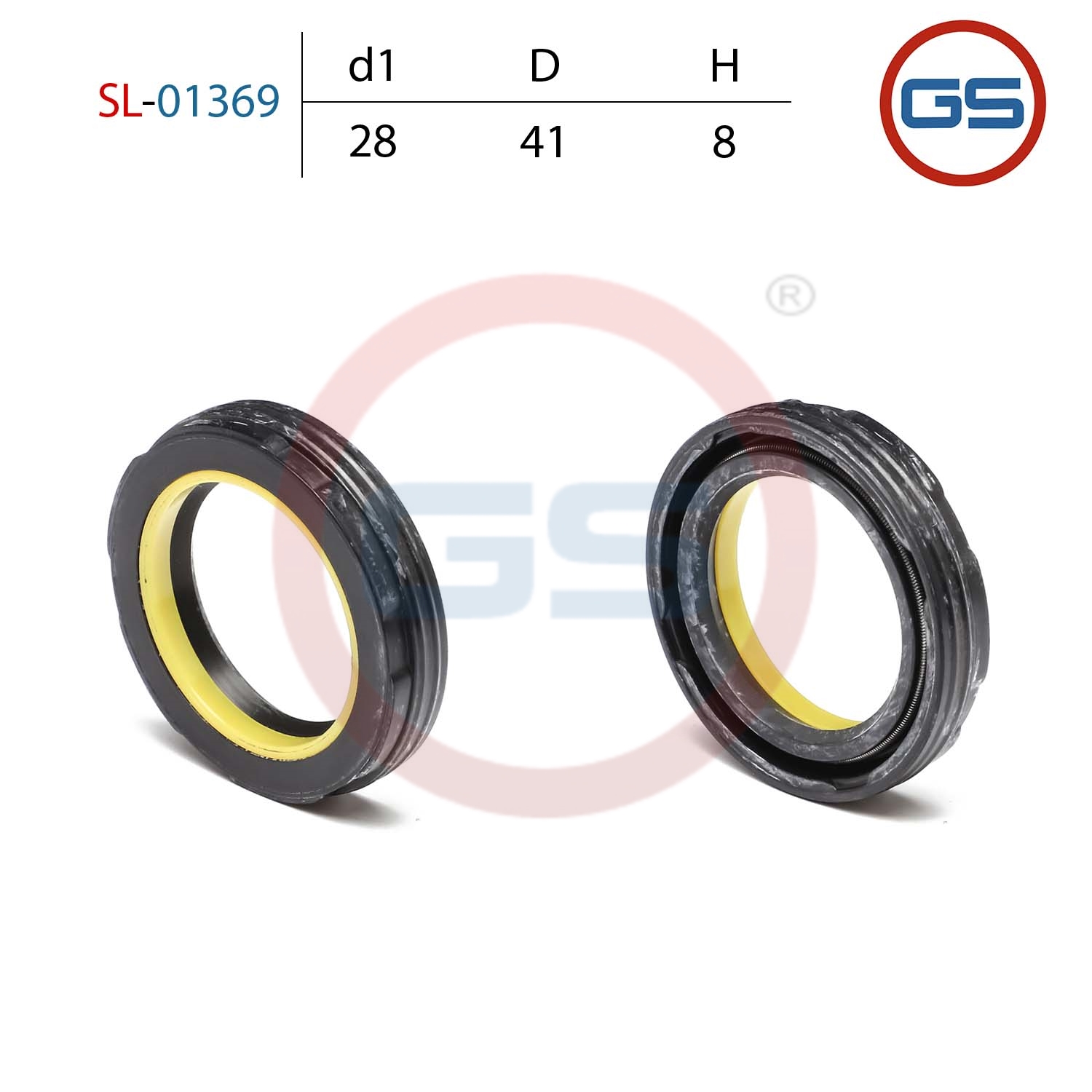 Сальник рулевой рейки 28*41*8 (7v2) - GS SL-01369