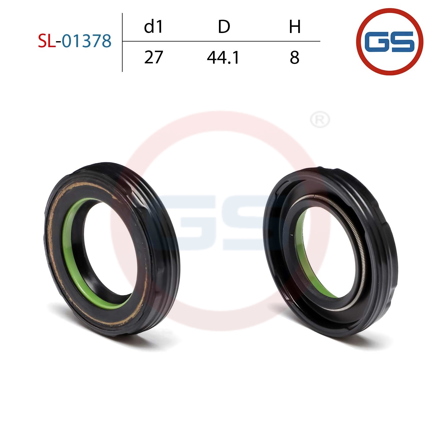 Сальник рулевой рейки 27*44.1*8 (7v2) - GS SL-01378