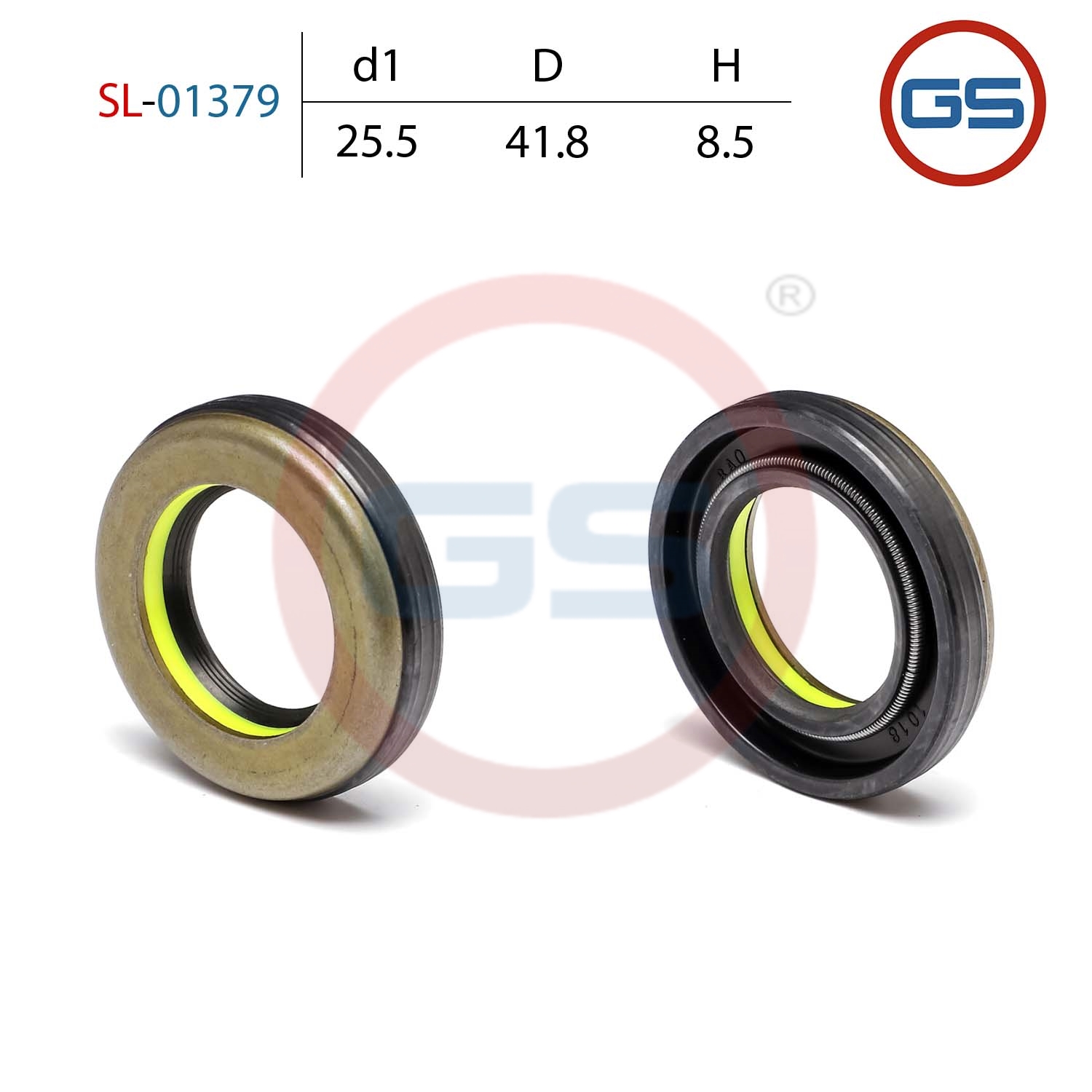 Сальник рулевой рейки 25.5*41.8*8.5 (7v1a) - GS SL-01379
