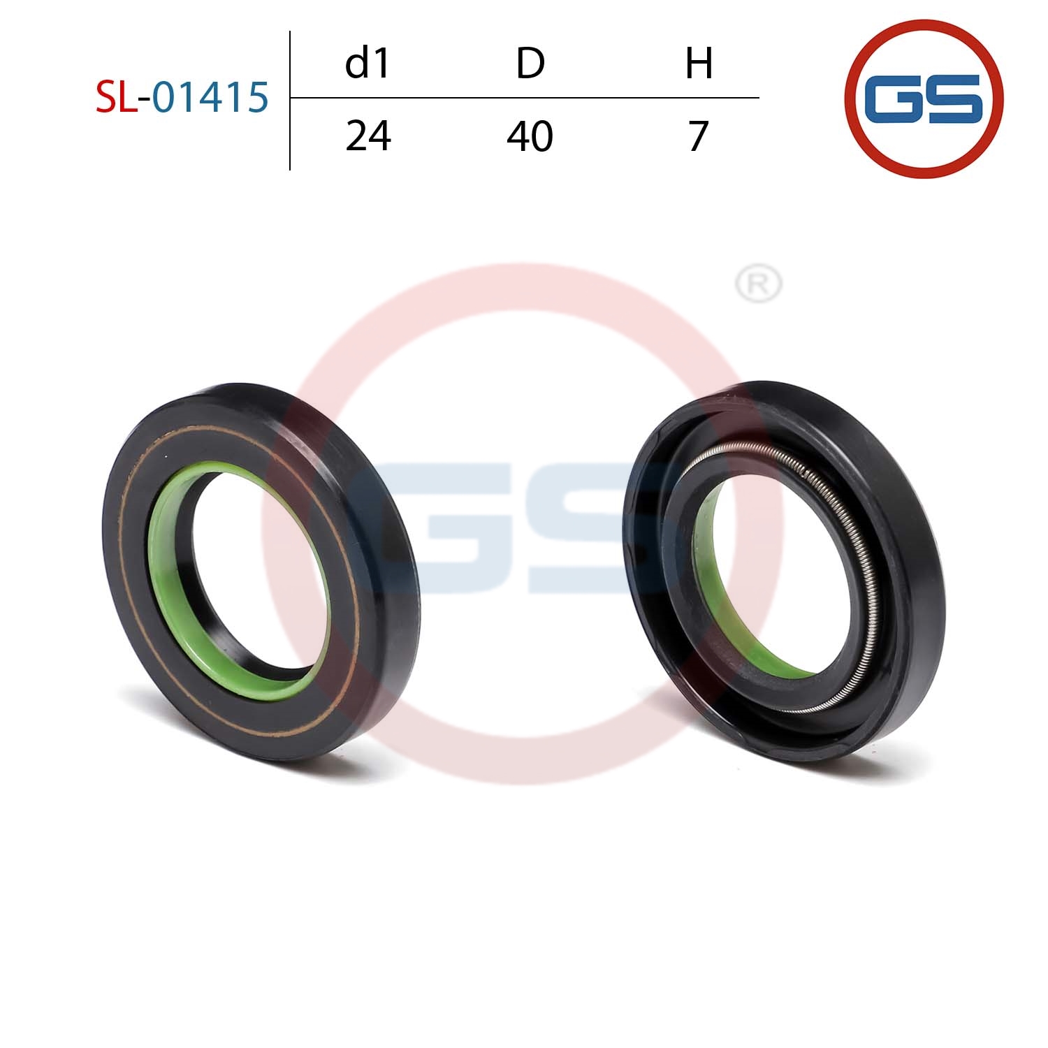 Сальник рулевой рейки 24*40*7 (7v2) - GS SL-01415
