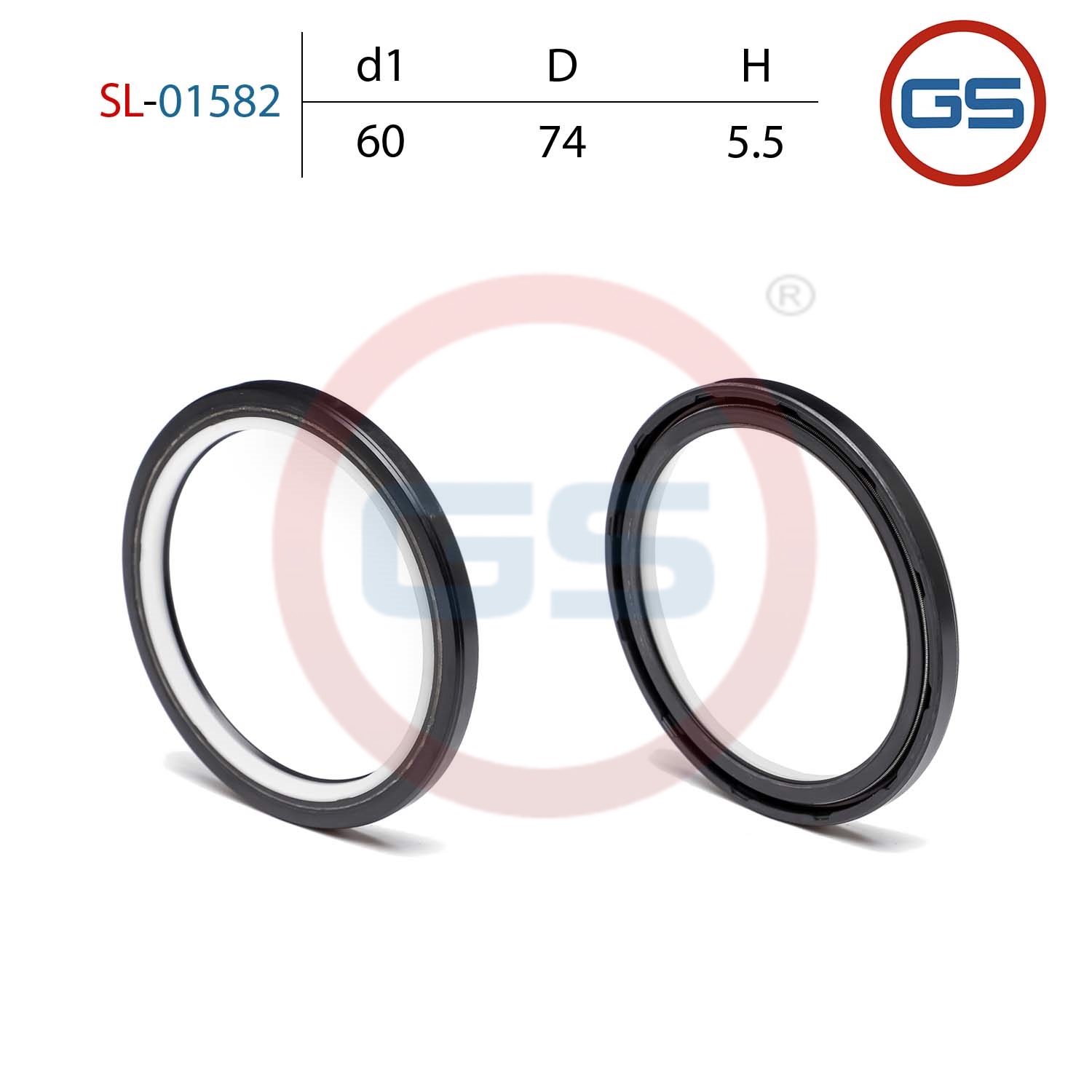 Сальник рулевой рейки 60*74*5.5 (7v2) - GS SL-01582