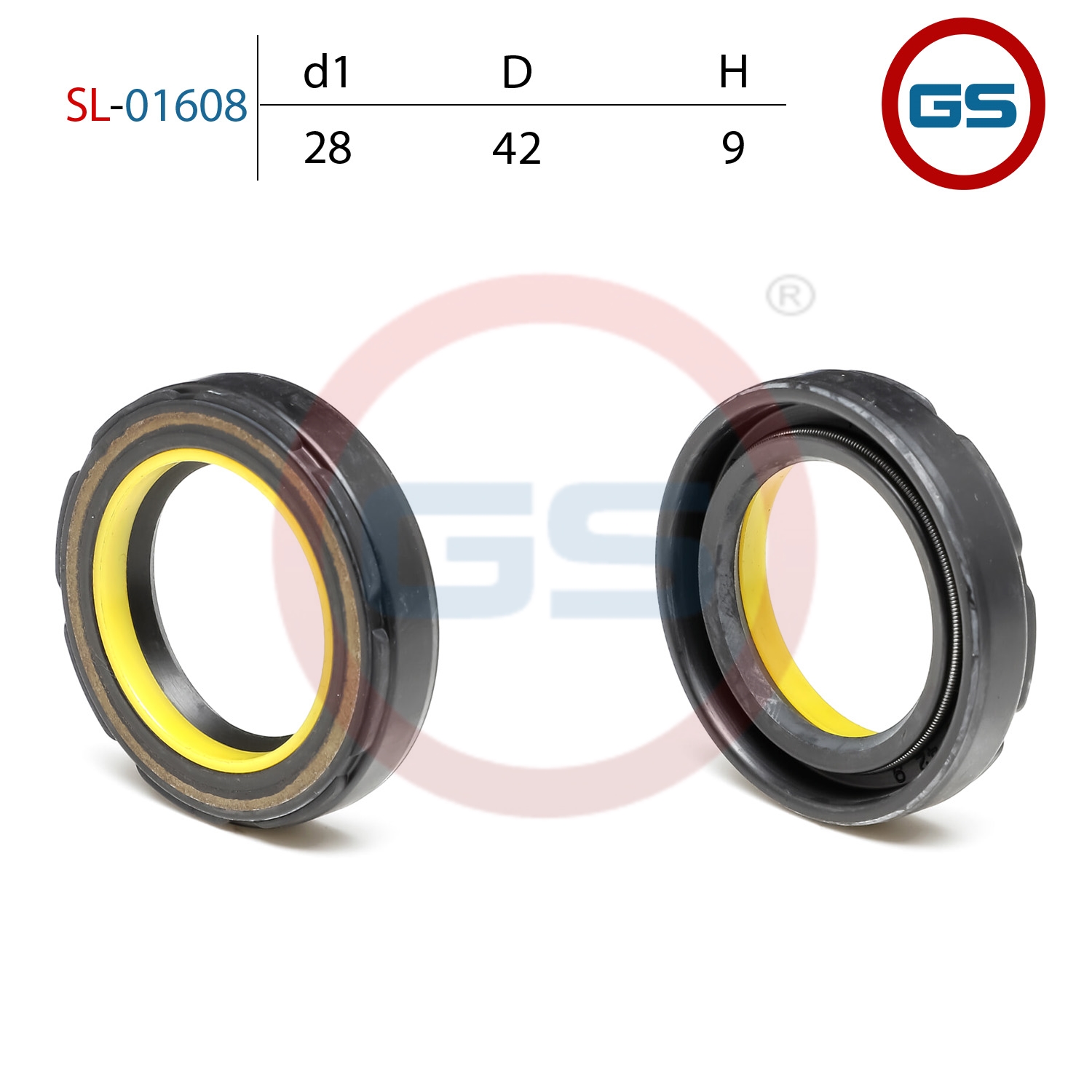 Сальник рулевой рейки 28*42*9 (7v2) - GS SL-01608