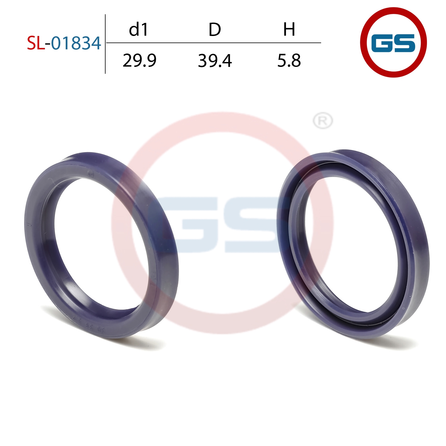 Сальник рулевой рейки 29.9*39.4*5.8 (12) - GS SL-01834