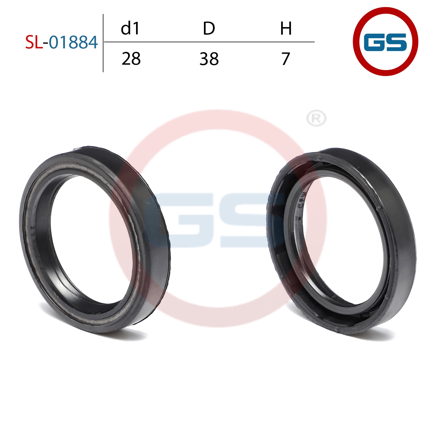 Сальник рулевой рейки 28*38*7 (0m) - GS SL-01884